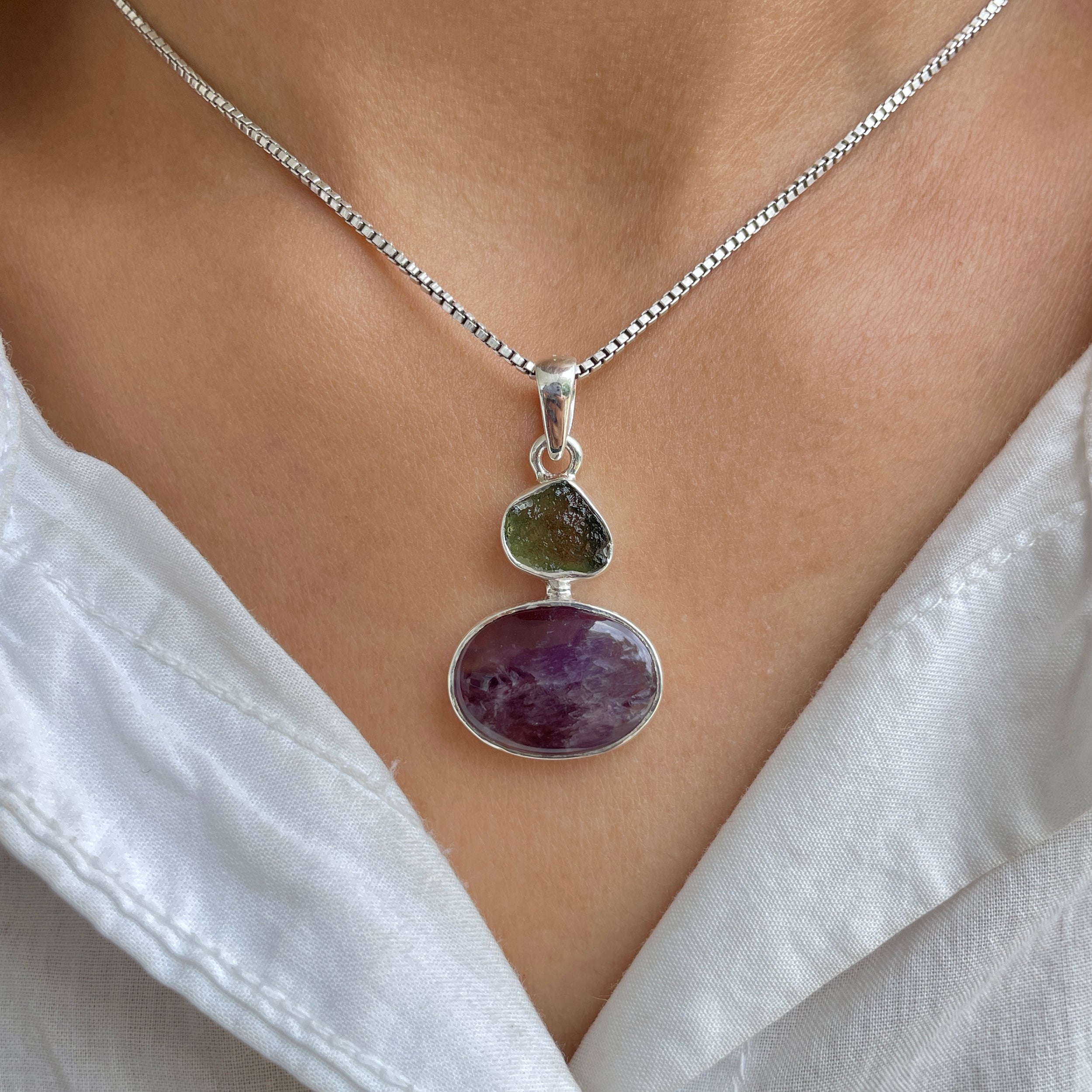 Cacoxenite Pendant-(CCOM-P-96.)