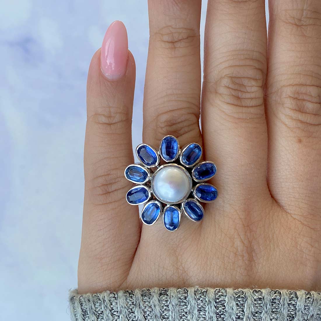 Pearl Adjustable Ring-(PAL-CCR-5.)