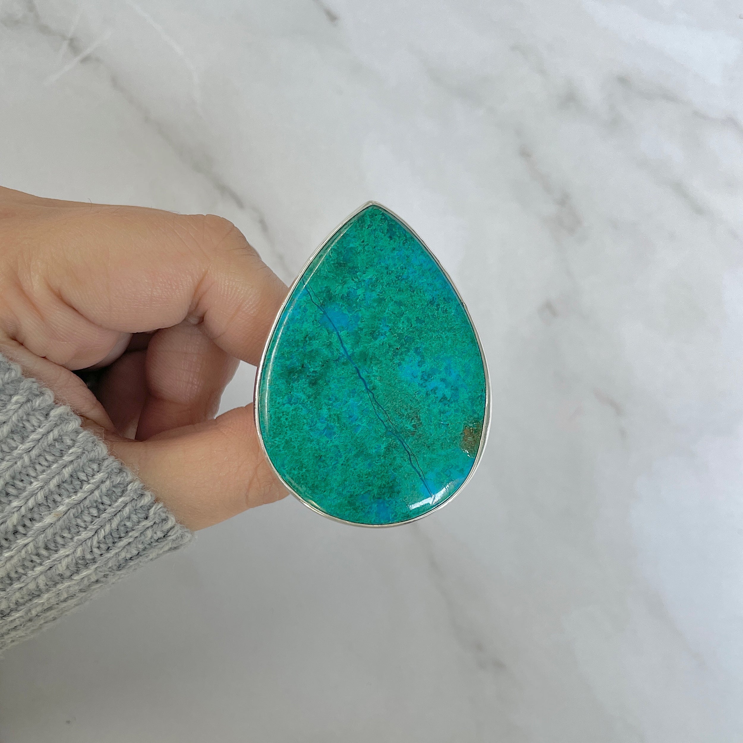 Chrysocolla Ring-(CHC-R-1.)