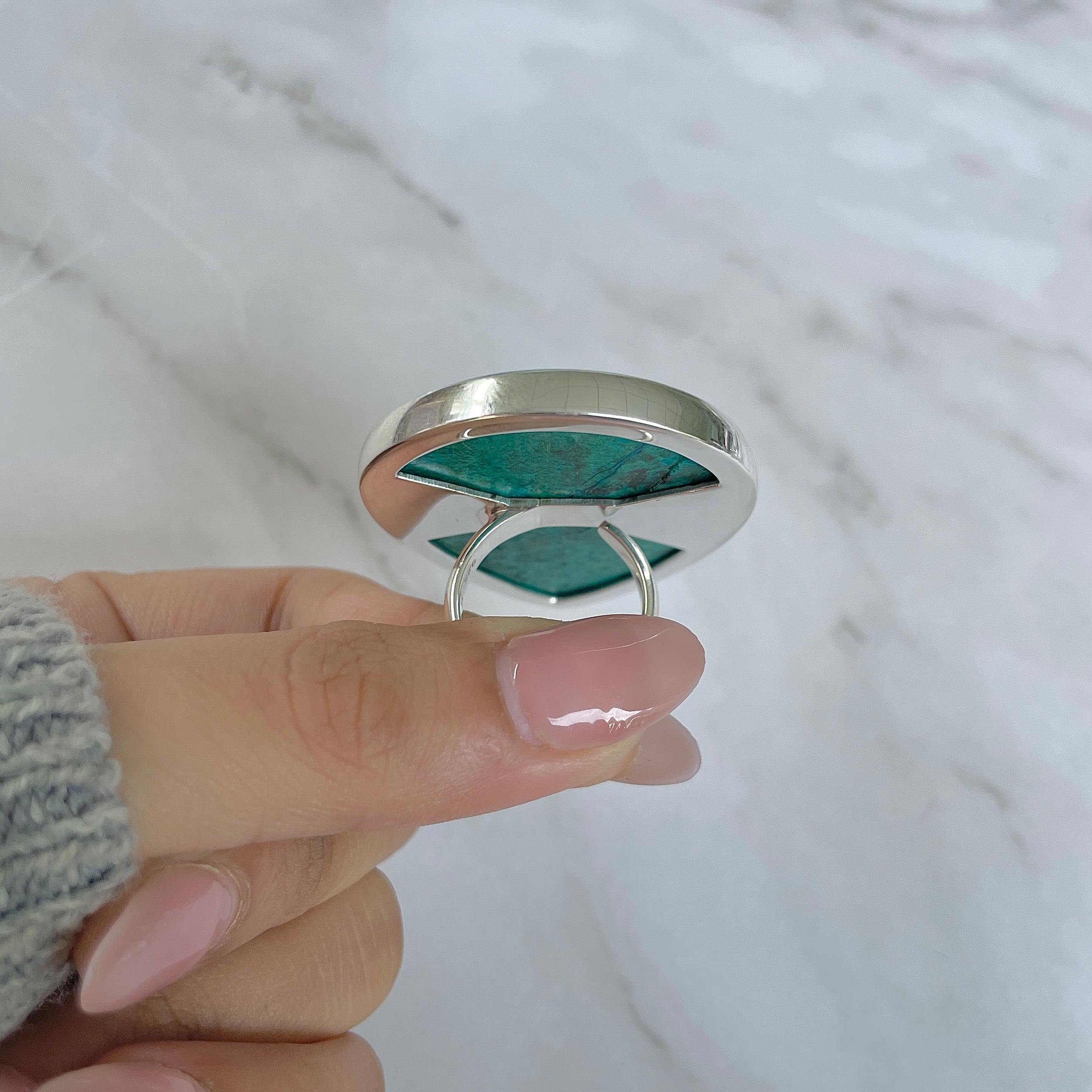 Chrysocolla Ring-(CHC-R-1.)