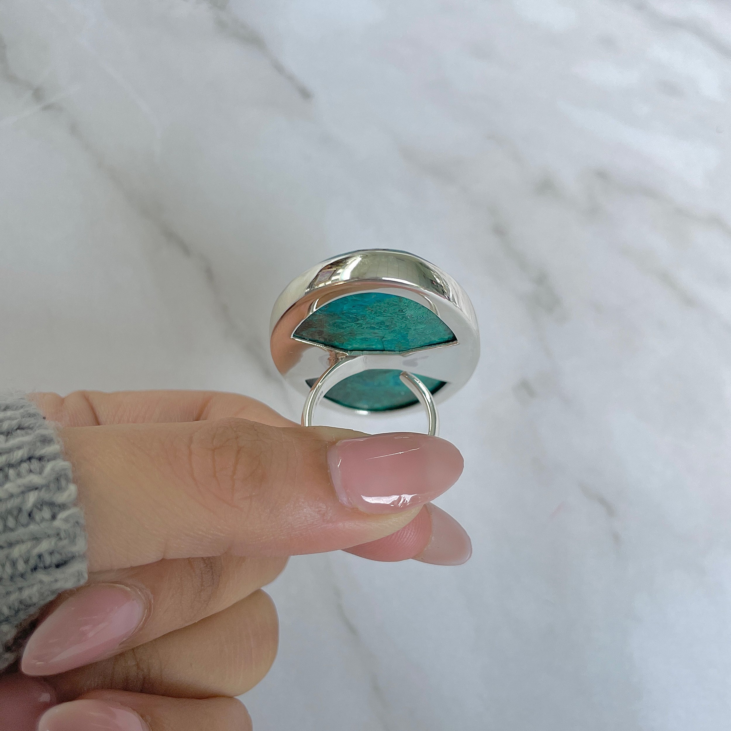 Chrysocolla Ring-(CHC-R-2.)