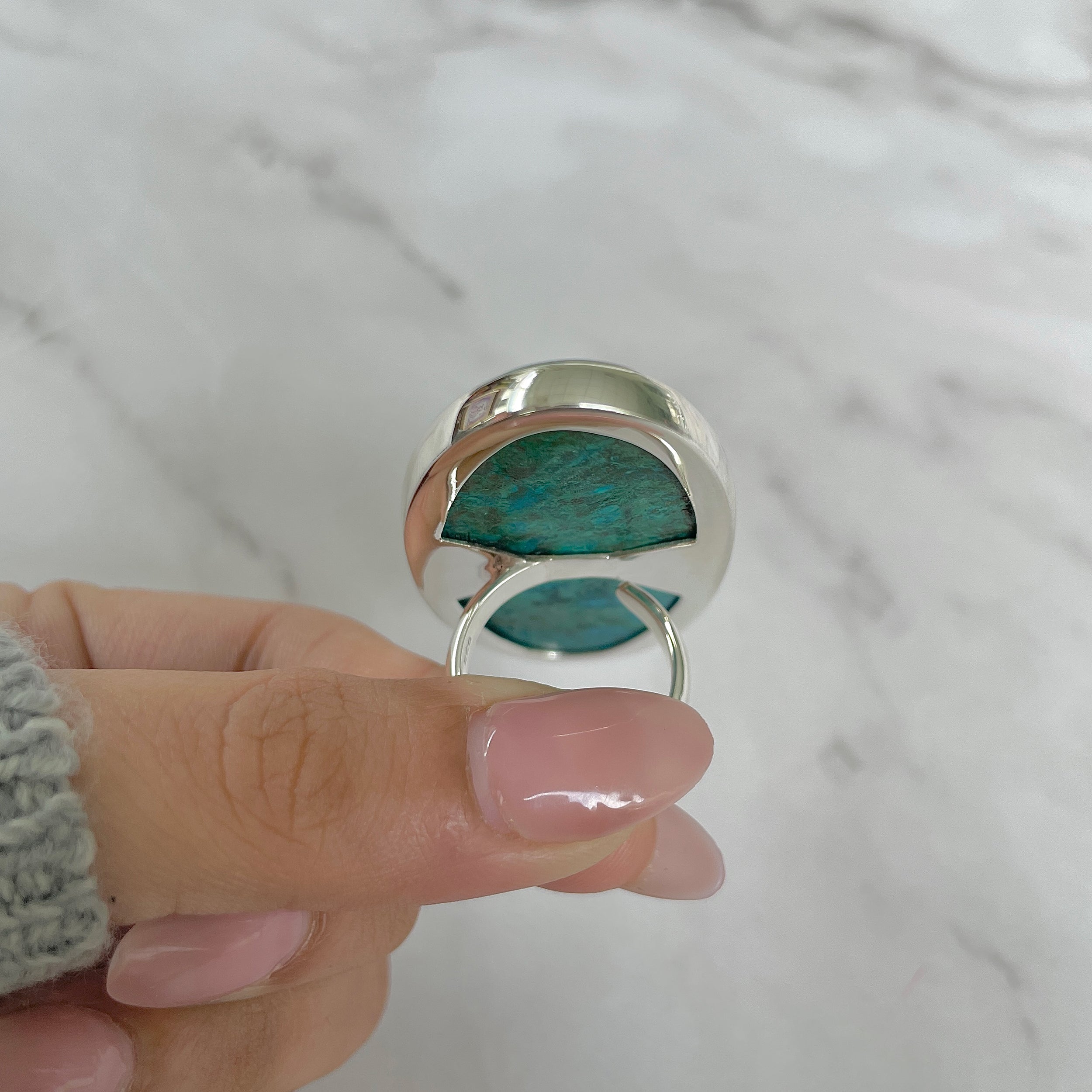 Chrysocolla Ring-(CHC-R-4.)