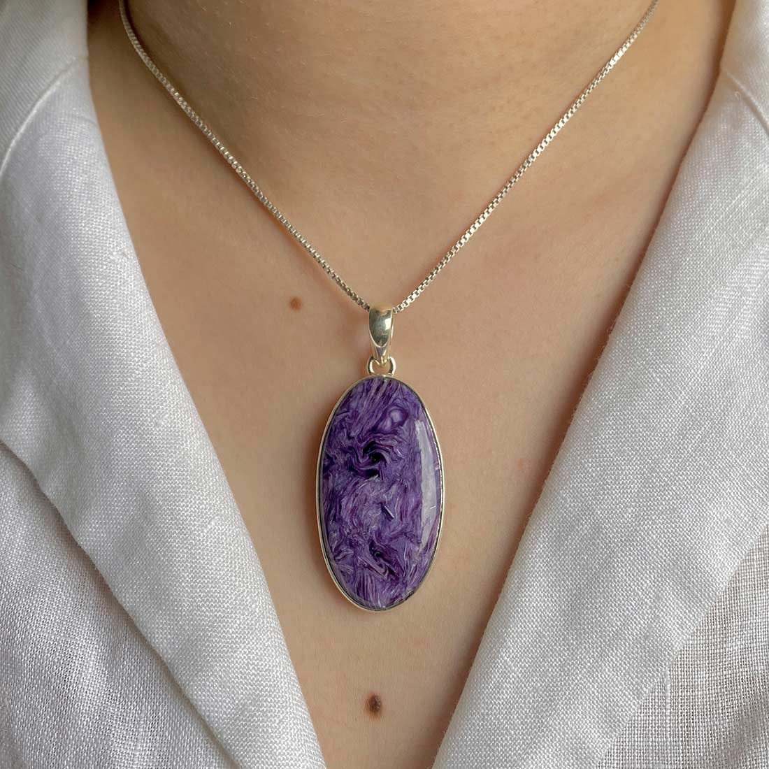 Charoite Pendant-(CHR-P-1.)