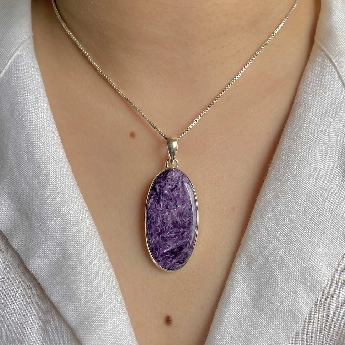 Charoite Pendant-(CHR-P-10.)