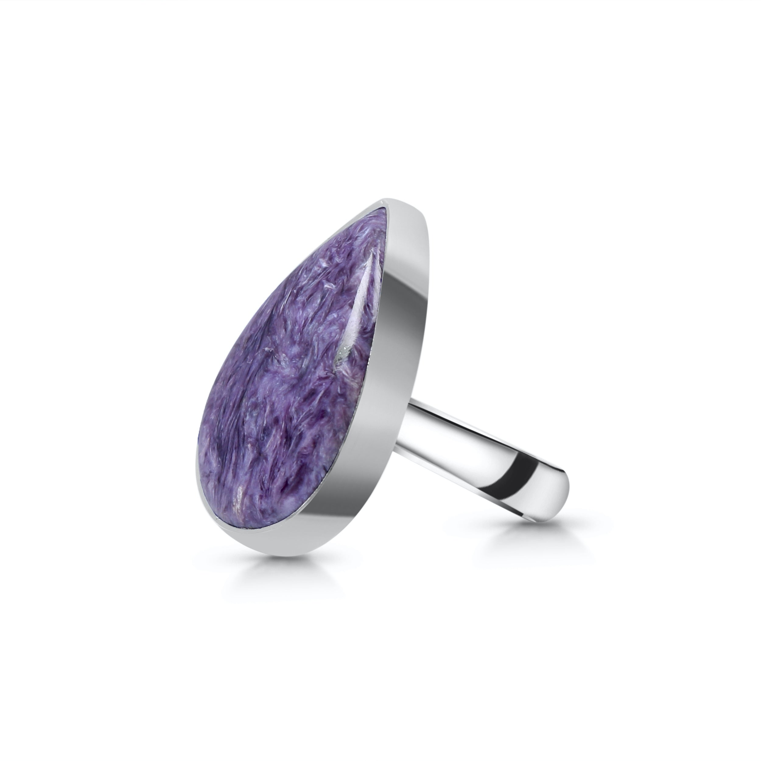 Charoite Adjustable Ring-(CHR-R-2.)