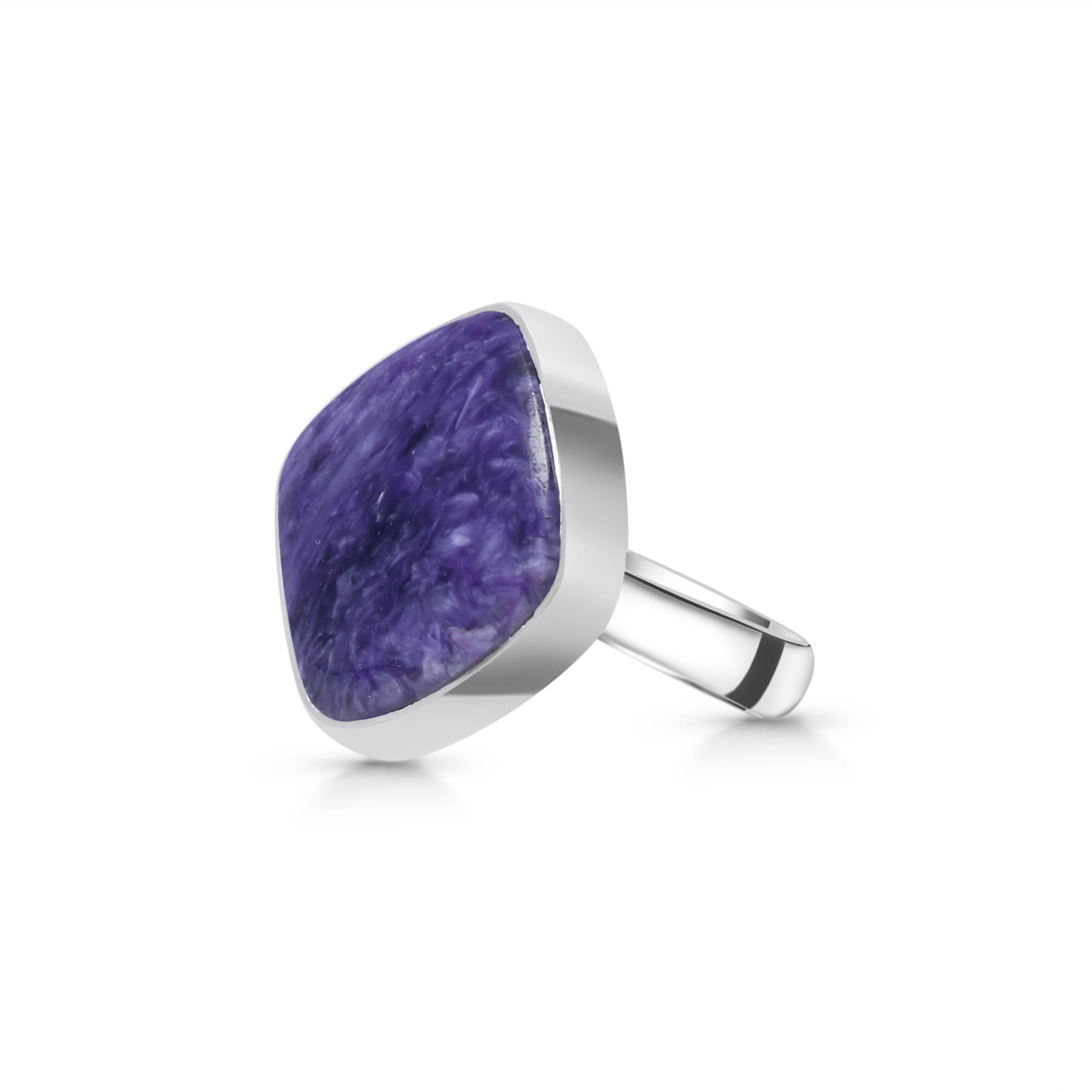 Charoite Adjustable Ring-(CHR-R-3.)