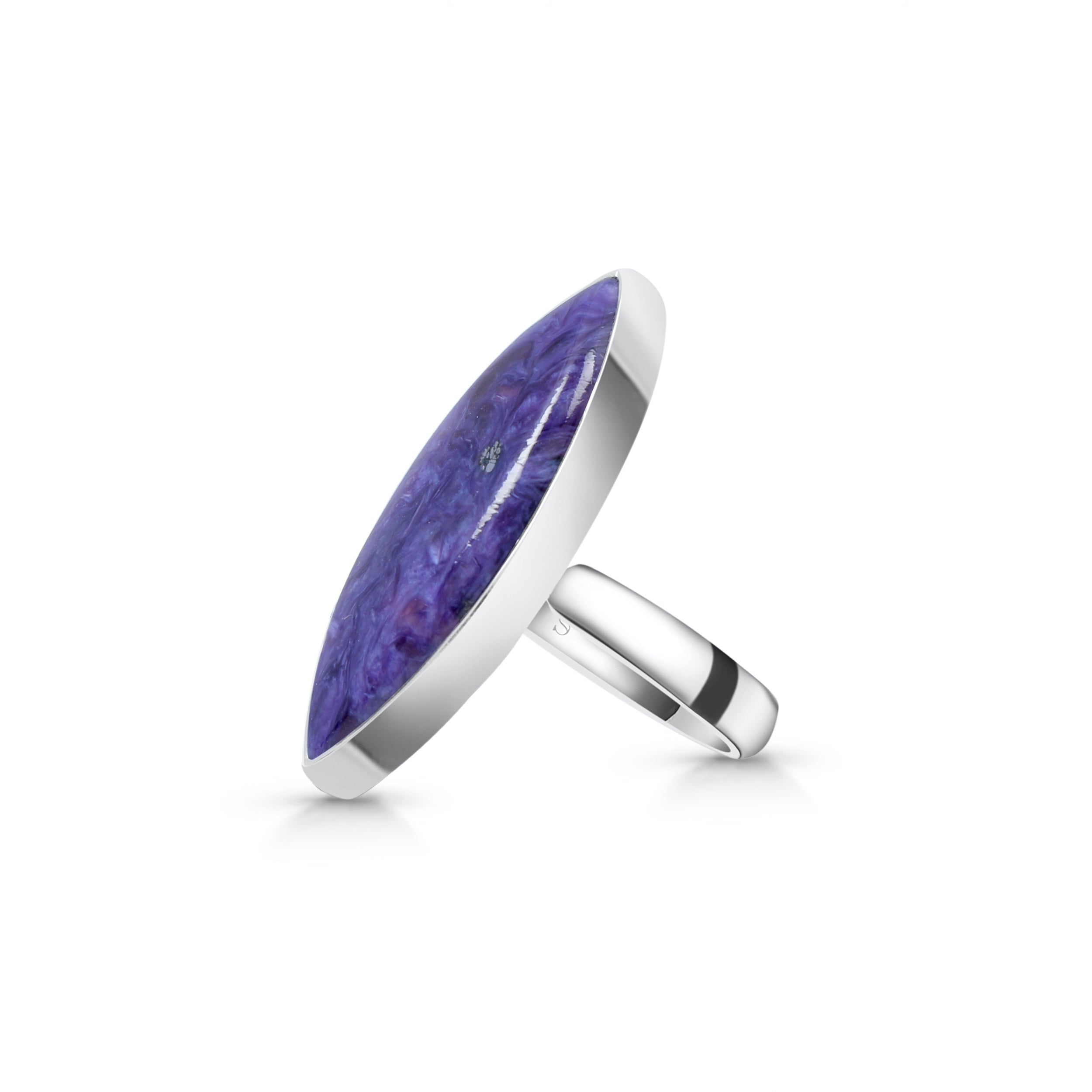 Charoite Adjustable Ring-(CHR-R-6.)