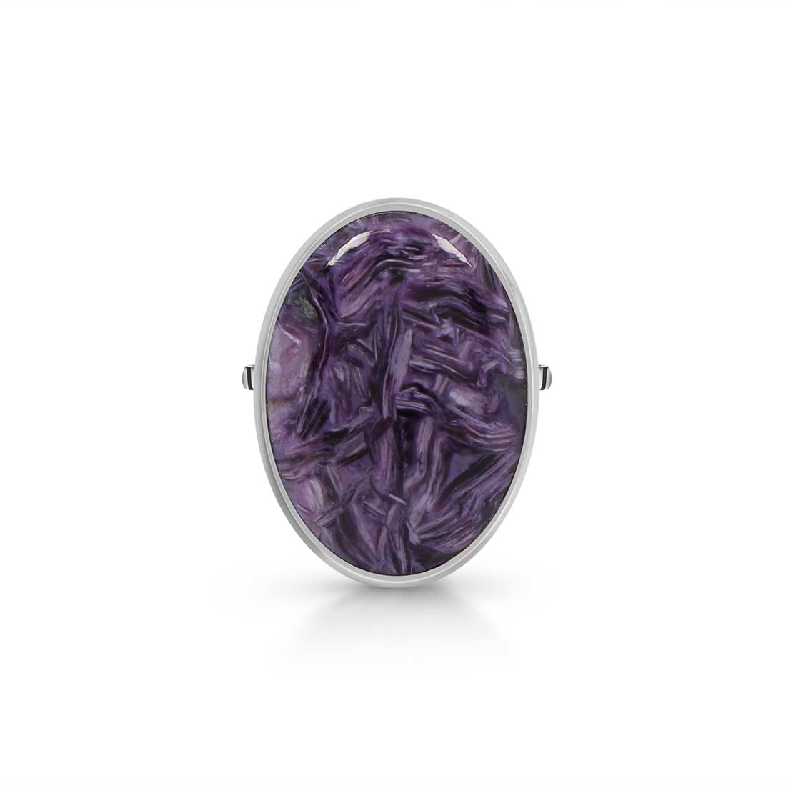 Charoite Adjustable Ring-(CHR-R-79.)