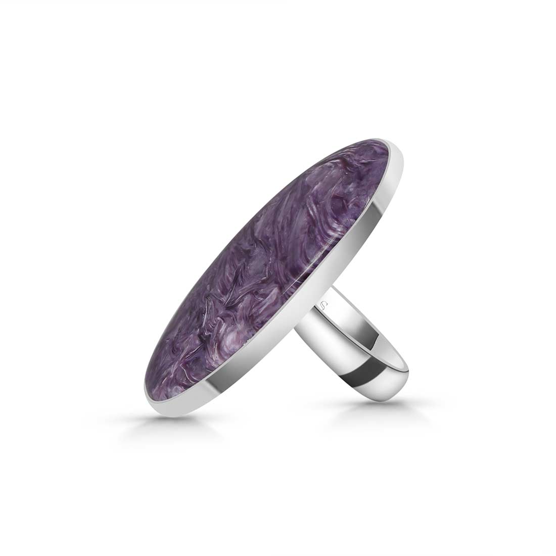 Charoite Adjustable Ring-(CHR-R-80.)
