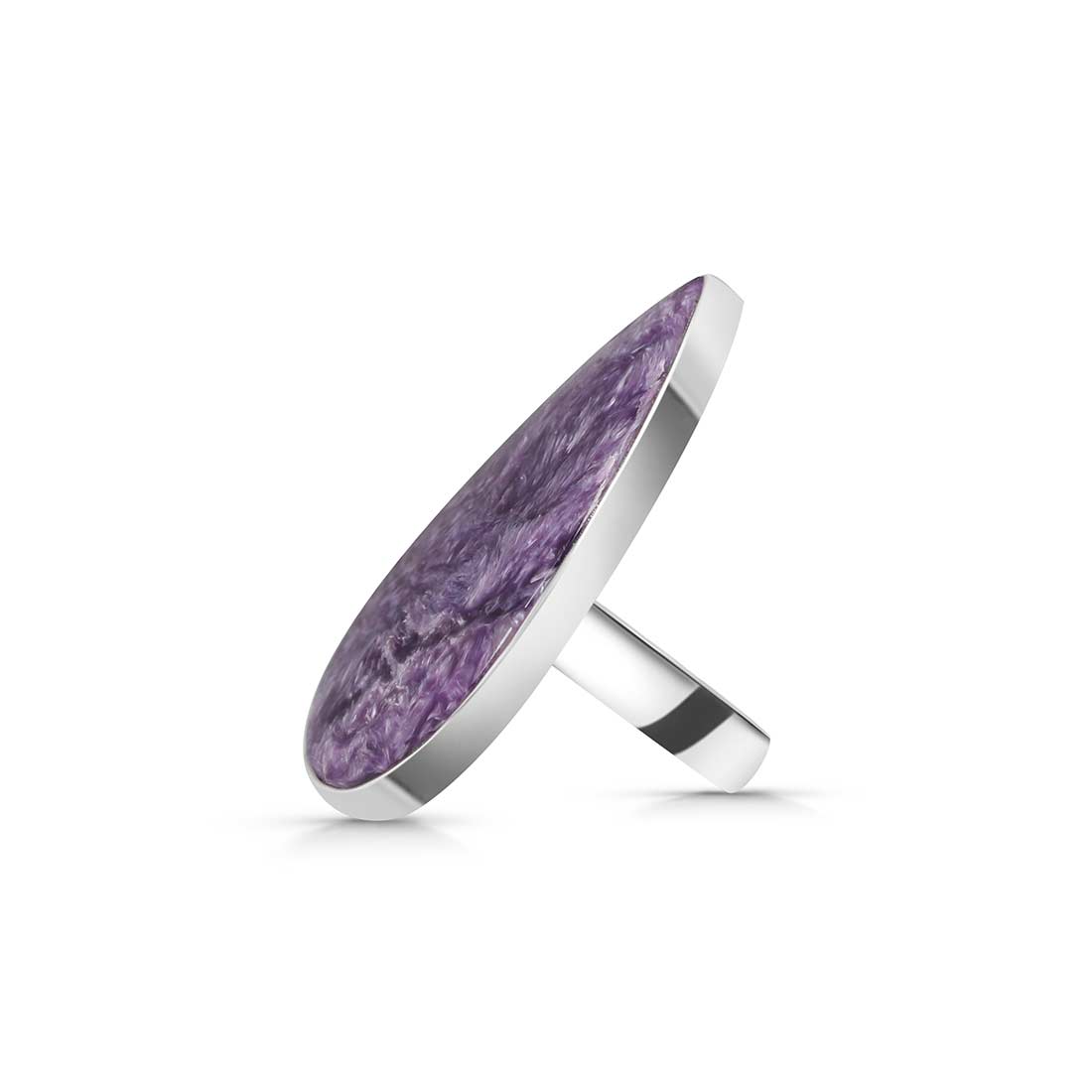Charoite Adjustable Ring-(CHR-R-84.)
