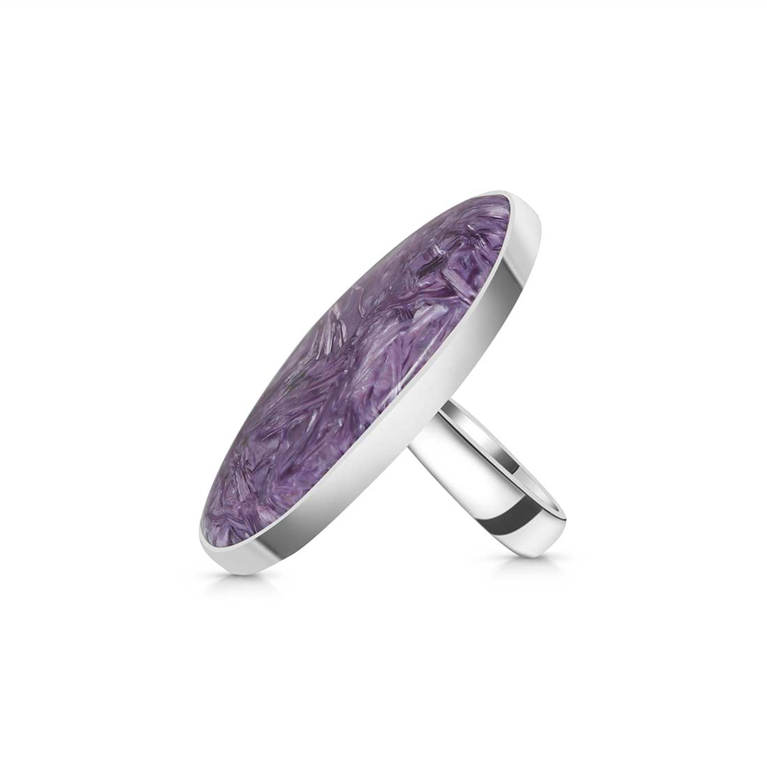 Charoite Adjustable Ring-(CHR-R-85.)