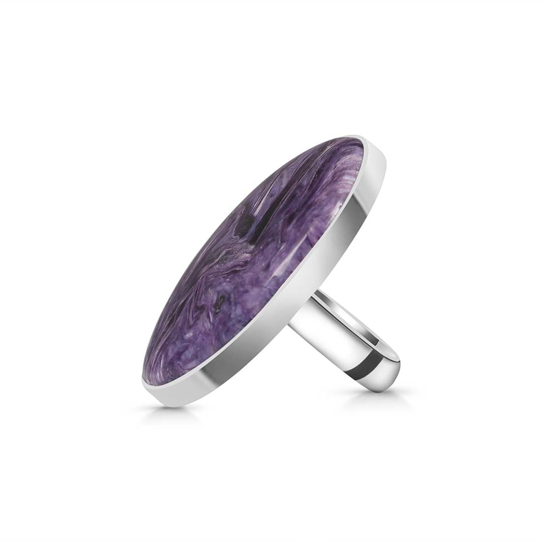 Charoite Adjustable Ring-(CHR-R-87.)