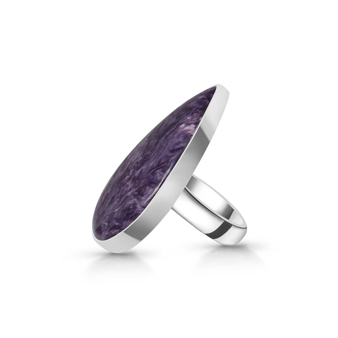 Charoite Adjustable Ring-(CHR-R-88.)