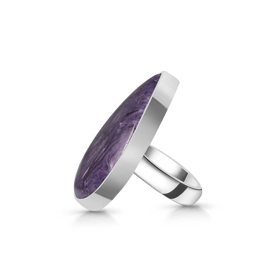 Charoite Adjustable Ring-(CHR-R-89.)