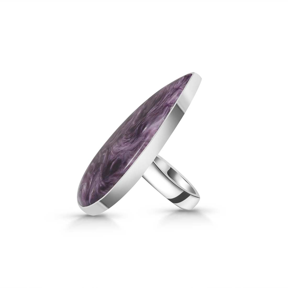 Charoite Adjustable Ring-(CHR-R-91.)