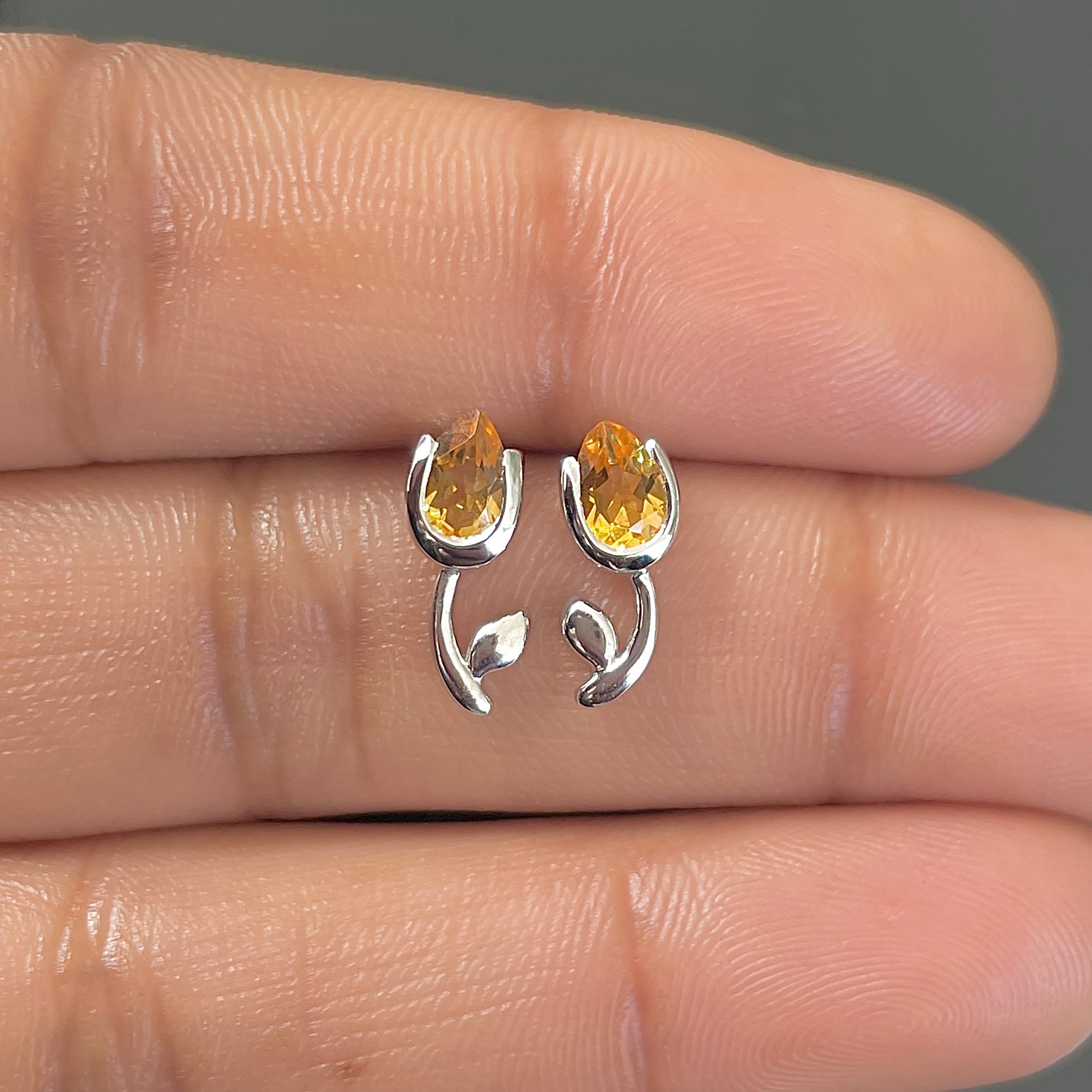 Citrine Earring-(CIT-SE-1793.)