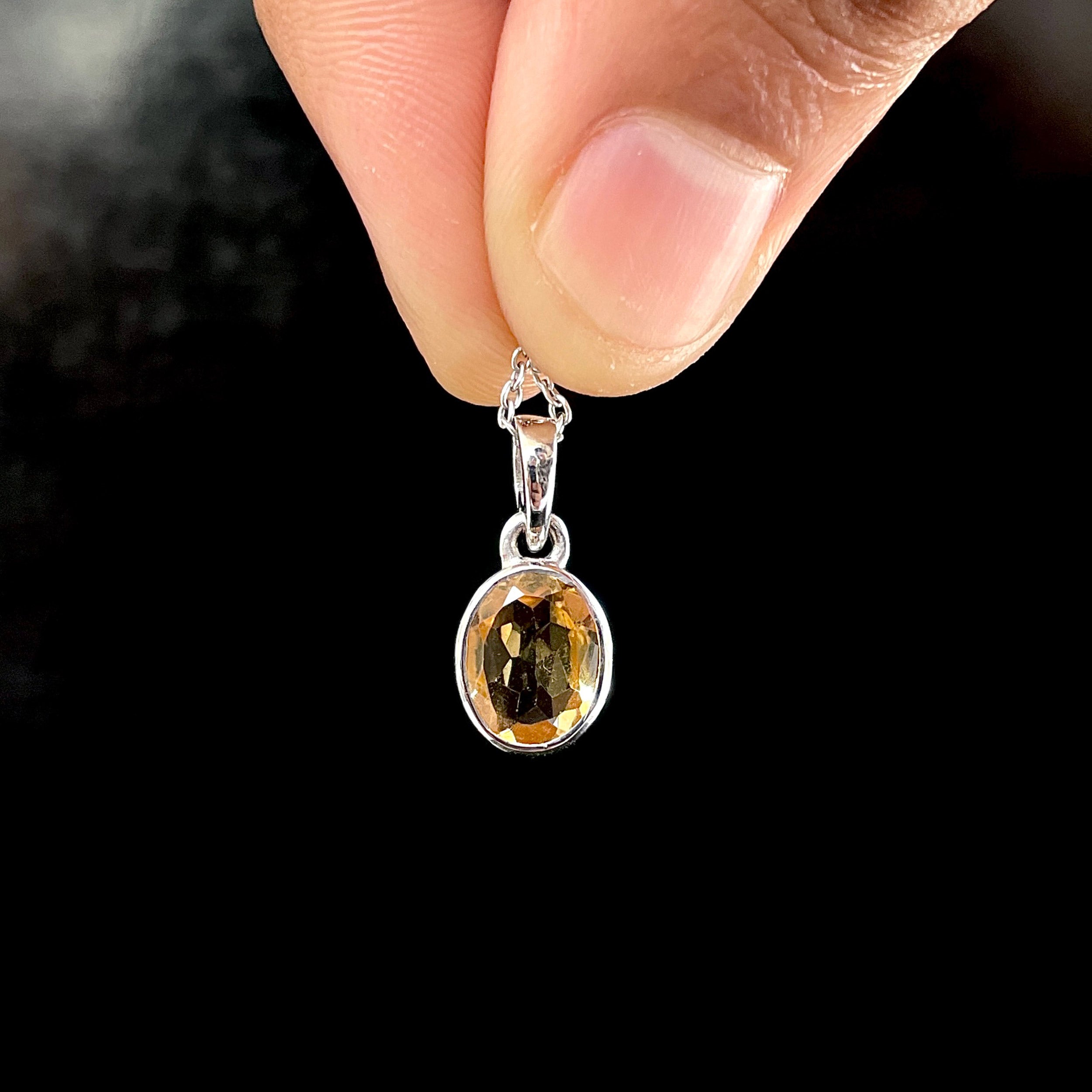 Citrine Pendant-(CIT-SP-380.)