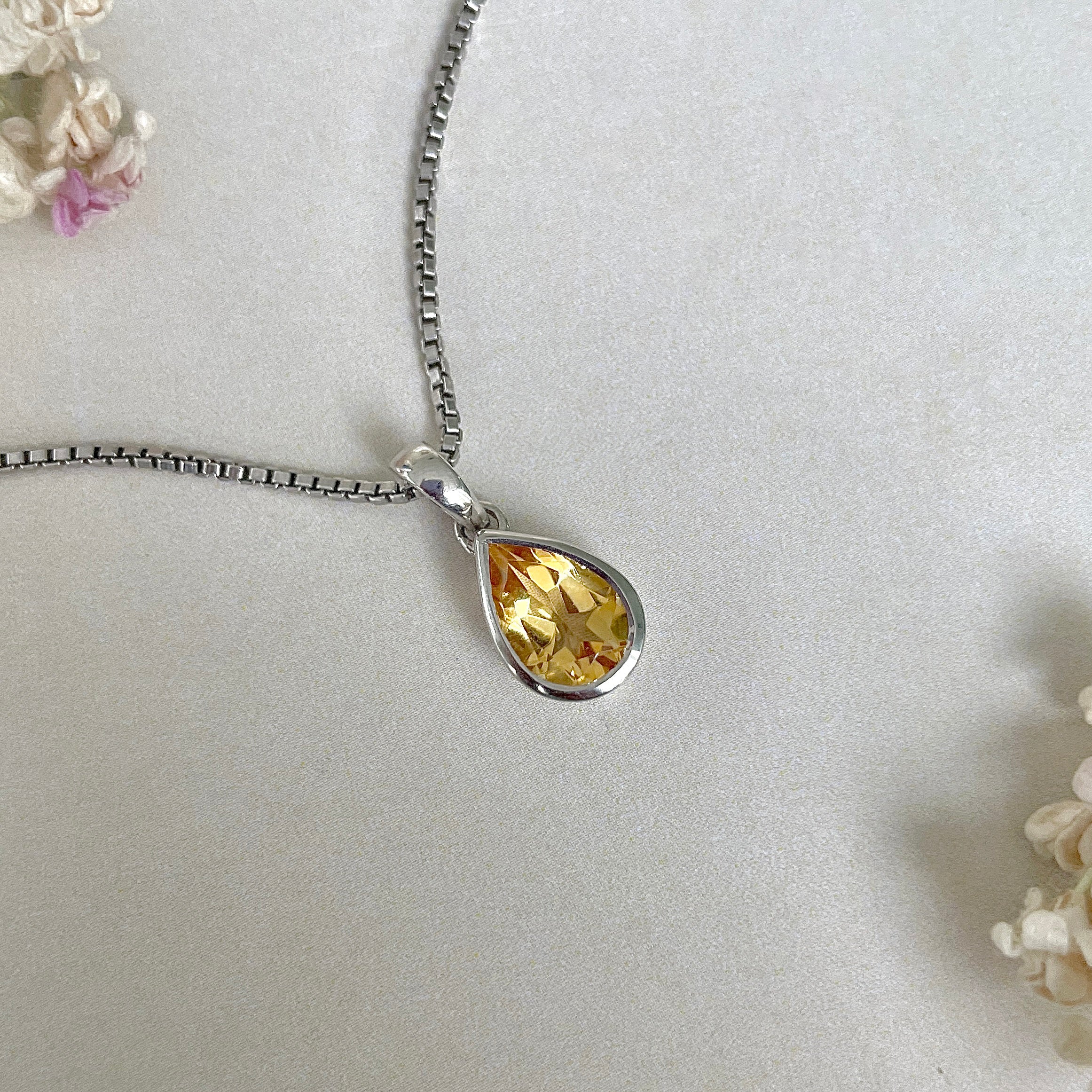 Citrine Pendant-(CIT-SP-468.)