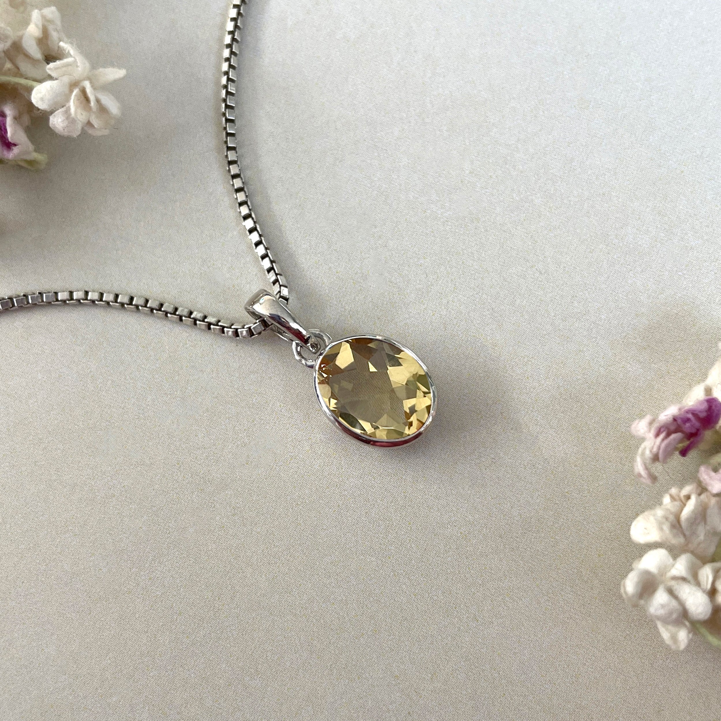 Citrine Pendant-(CIT-SP-734.)