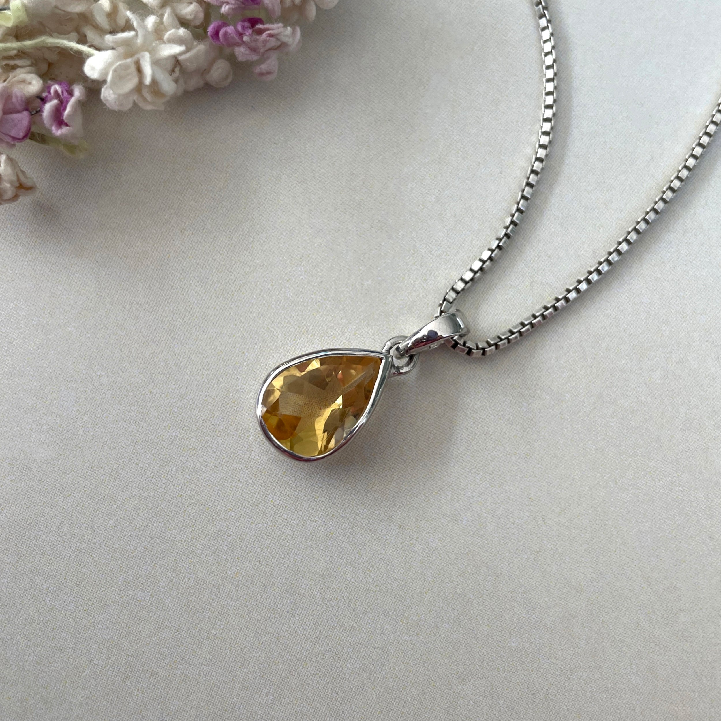 Citrine Pendant-(CIT-SP-790.)