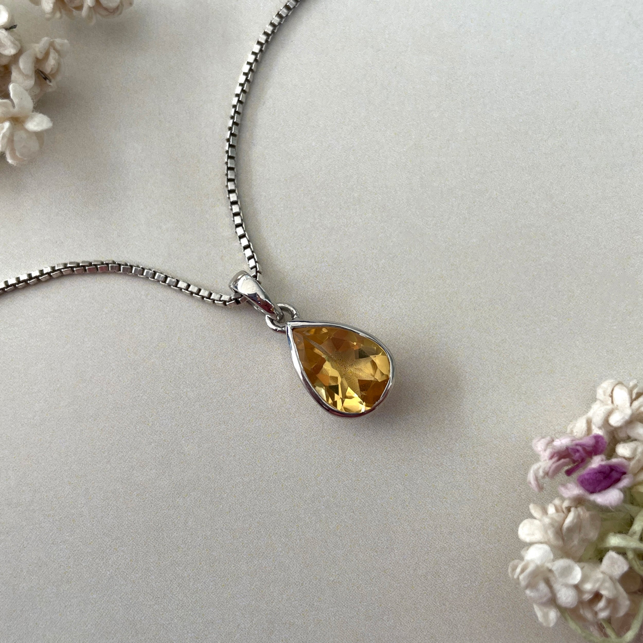 Citrine Pendant-(CIT-SP-790.)