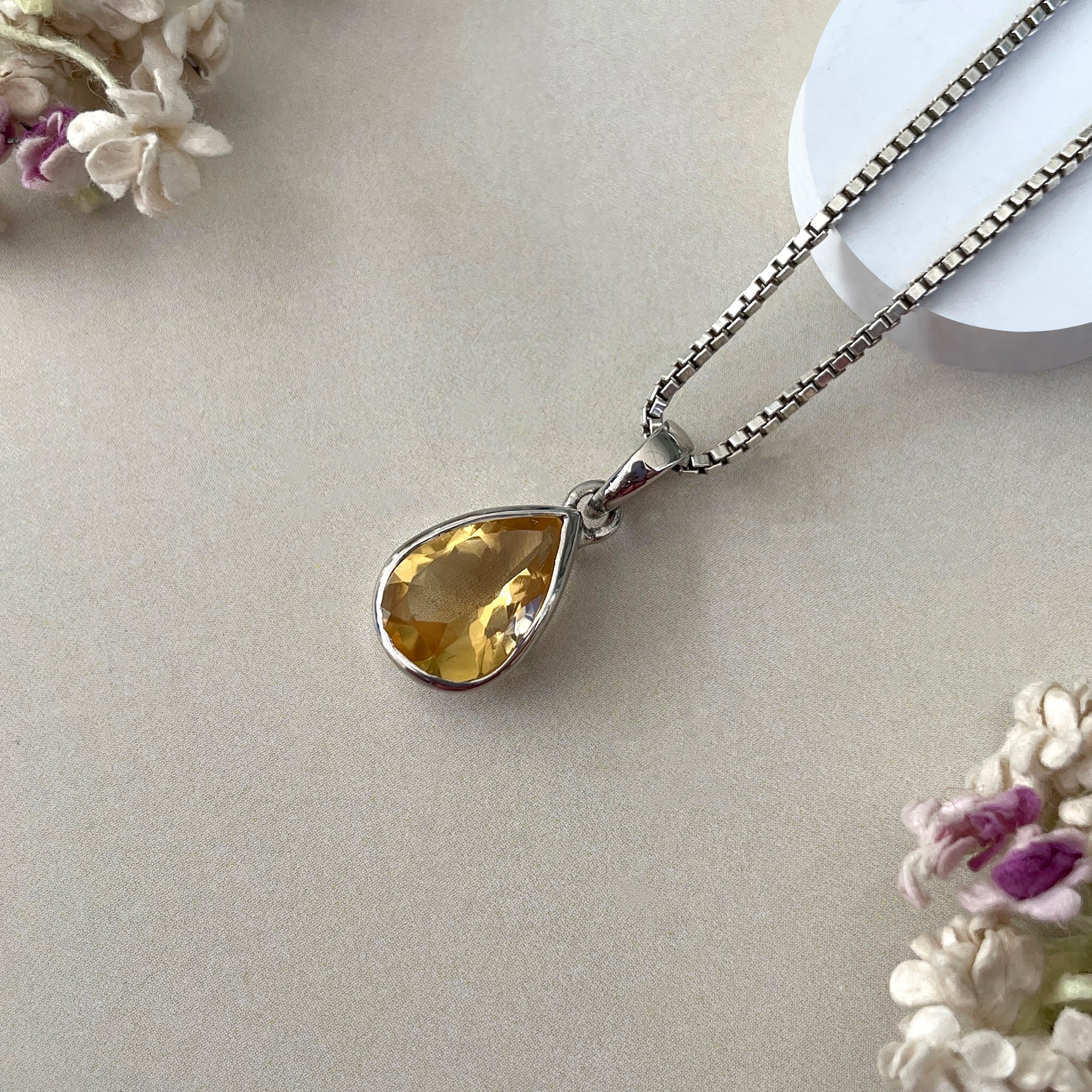 Citrine Pendant-(CIT-SP-790.)