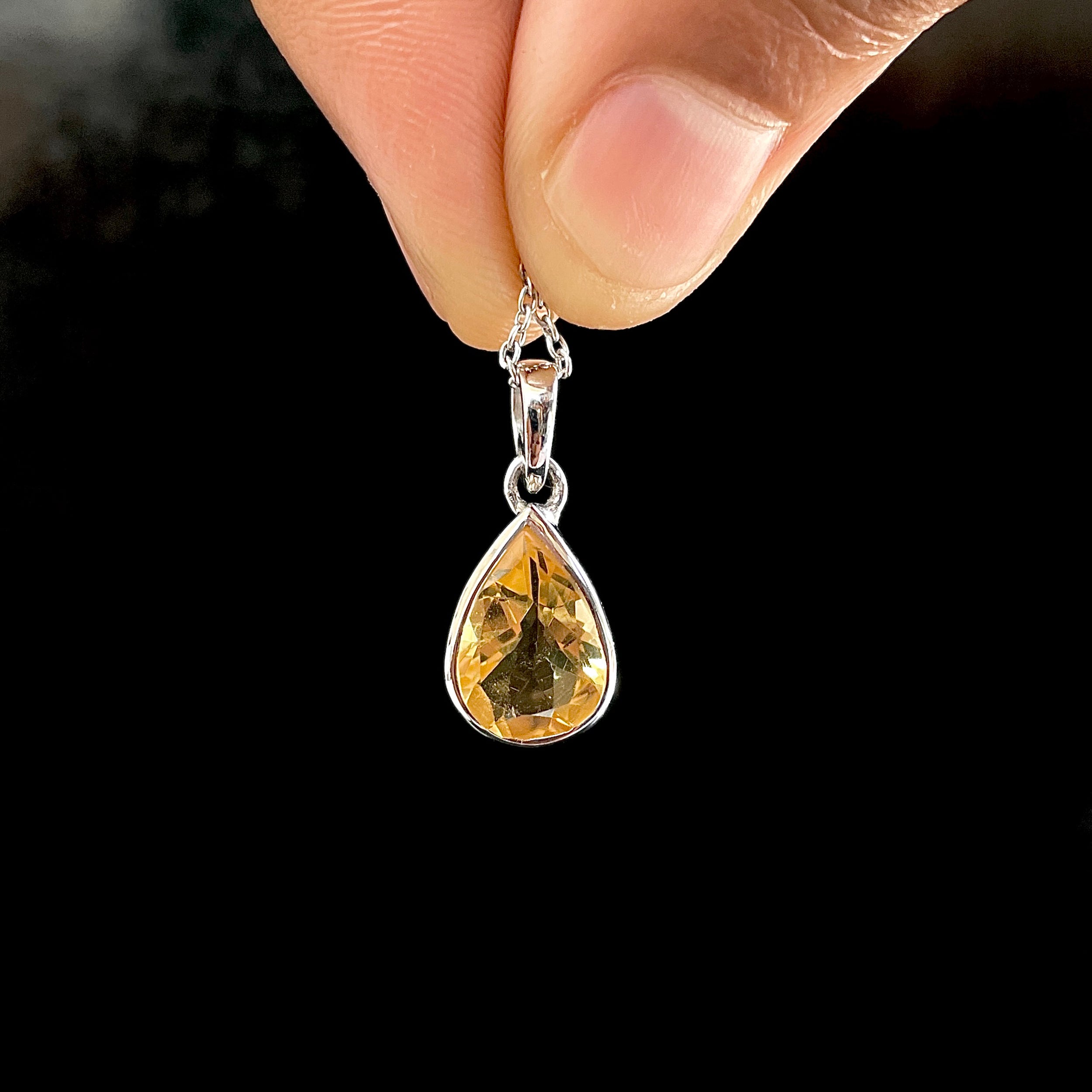 Citrine Pendant-(CIT-SP-790.)