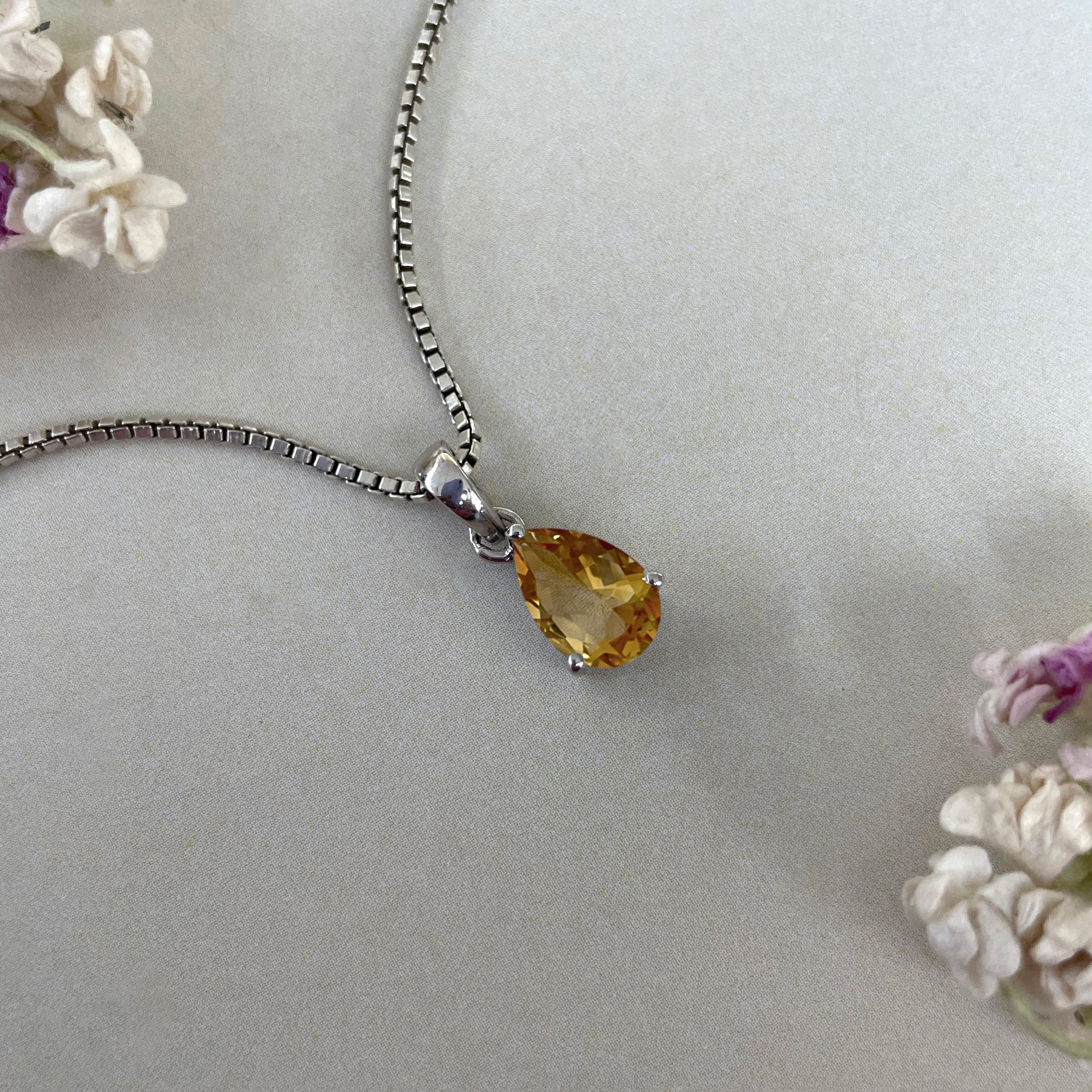 Citrine Pendant-(CIT-SP-917.)