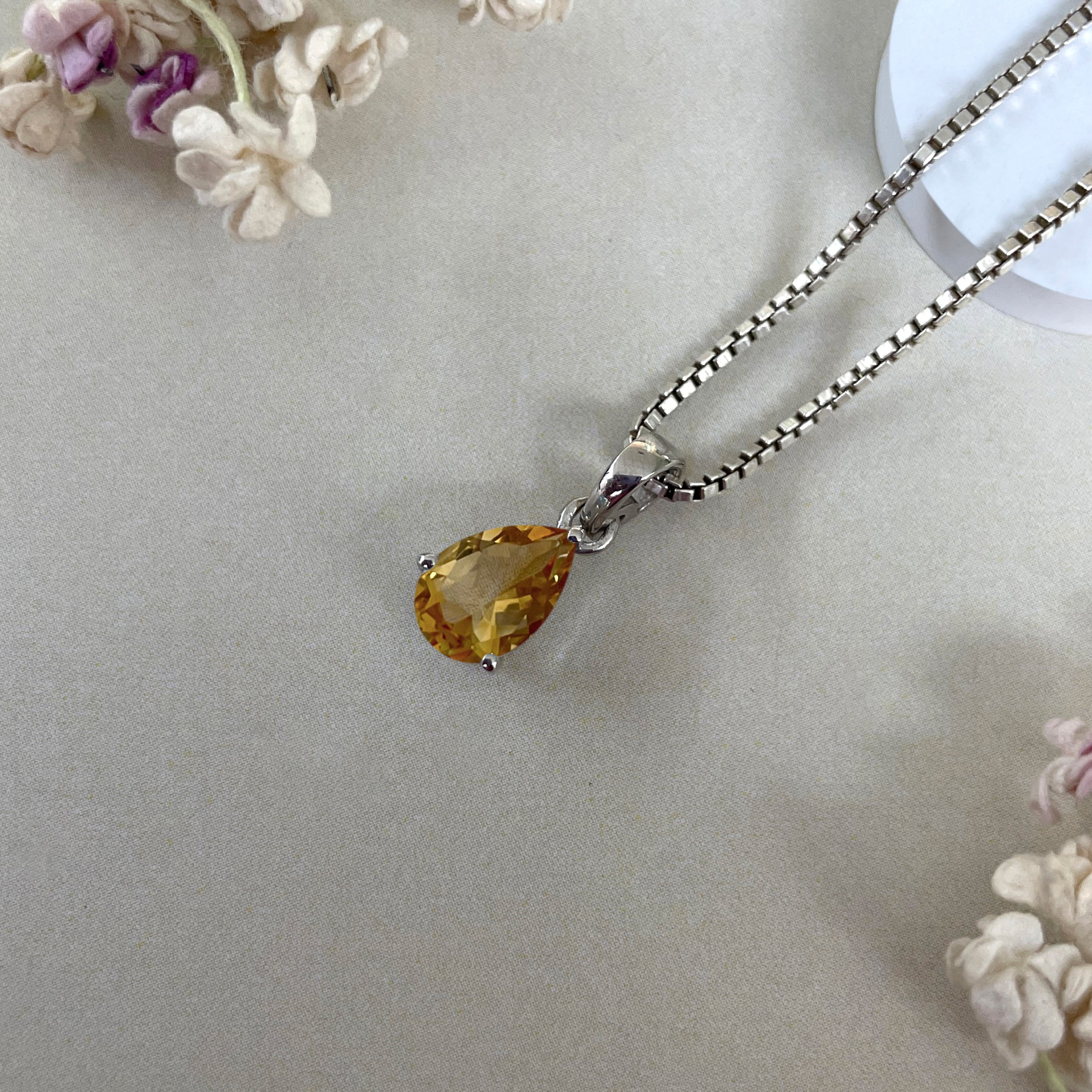 Citrine Pendant-(CIT-SP-917.)