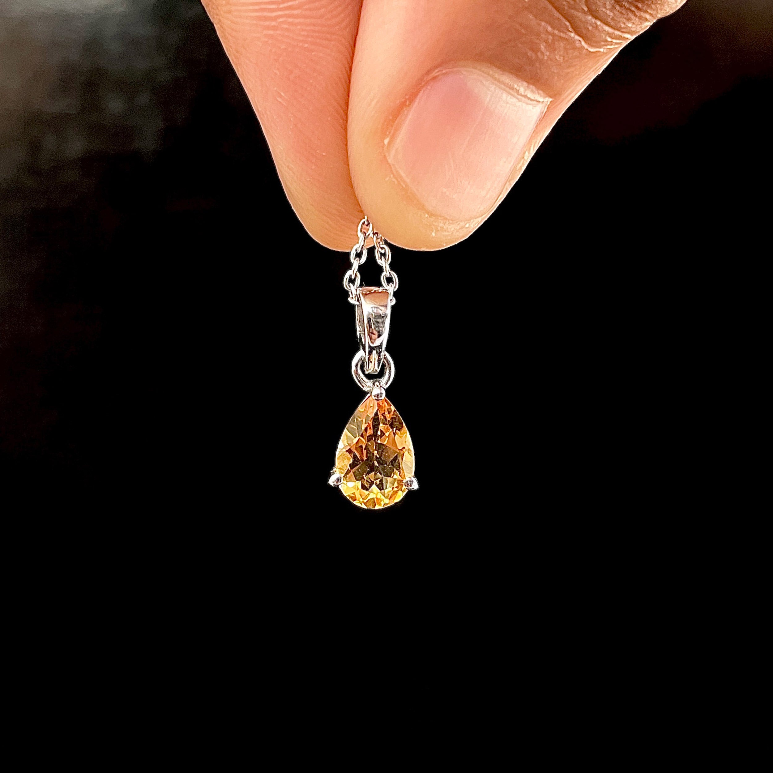 Citrine Pendant-(CIT-SP-917.)