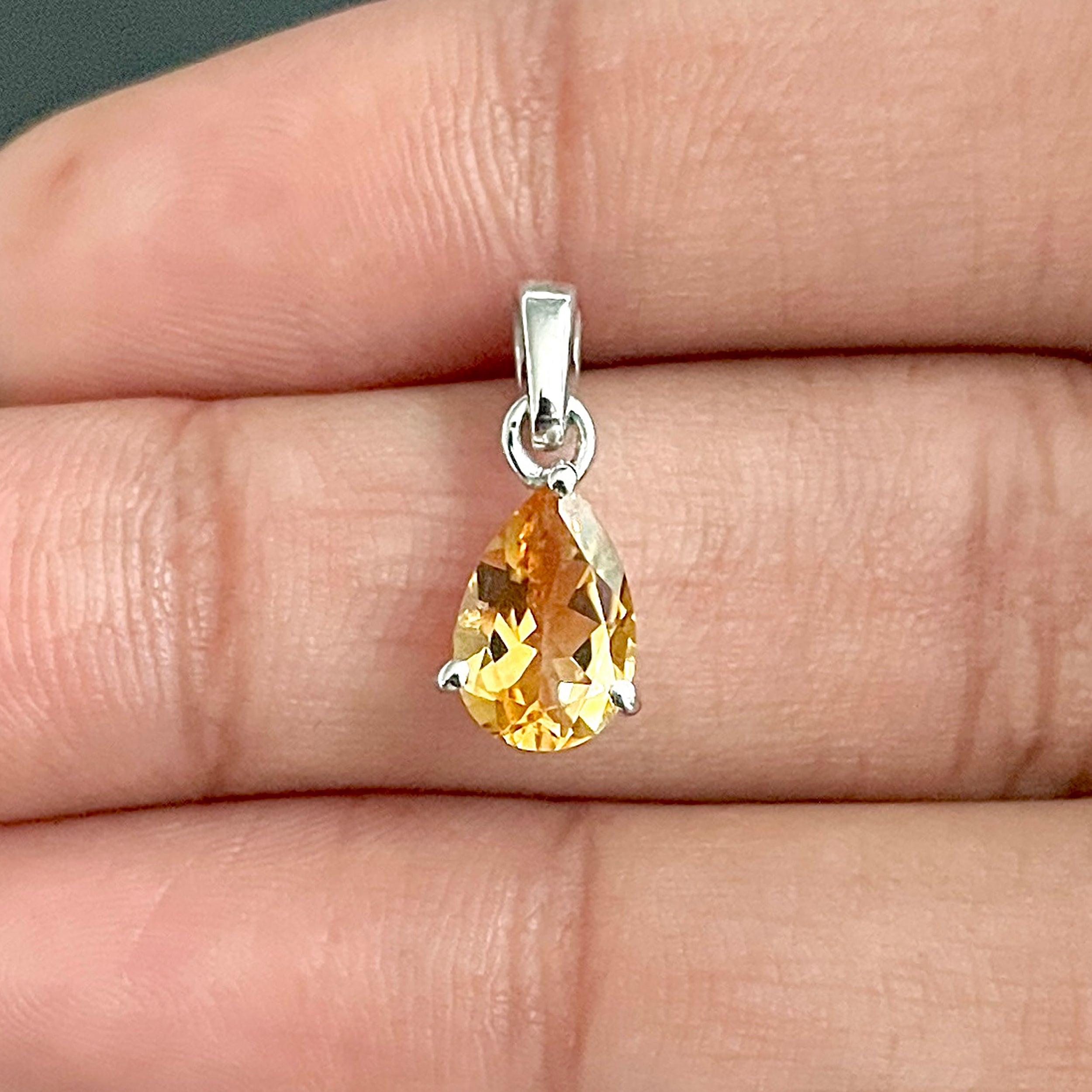 Citrine Pendant-(CIT-SP-917.)