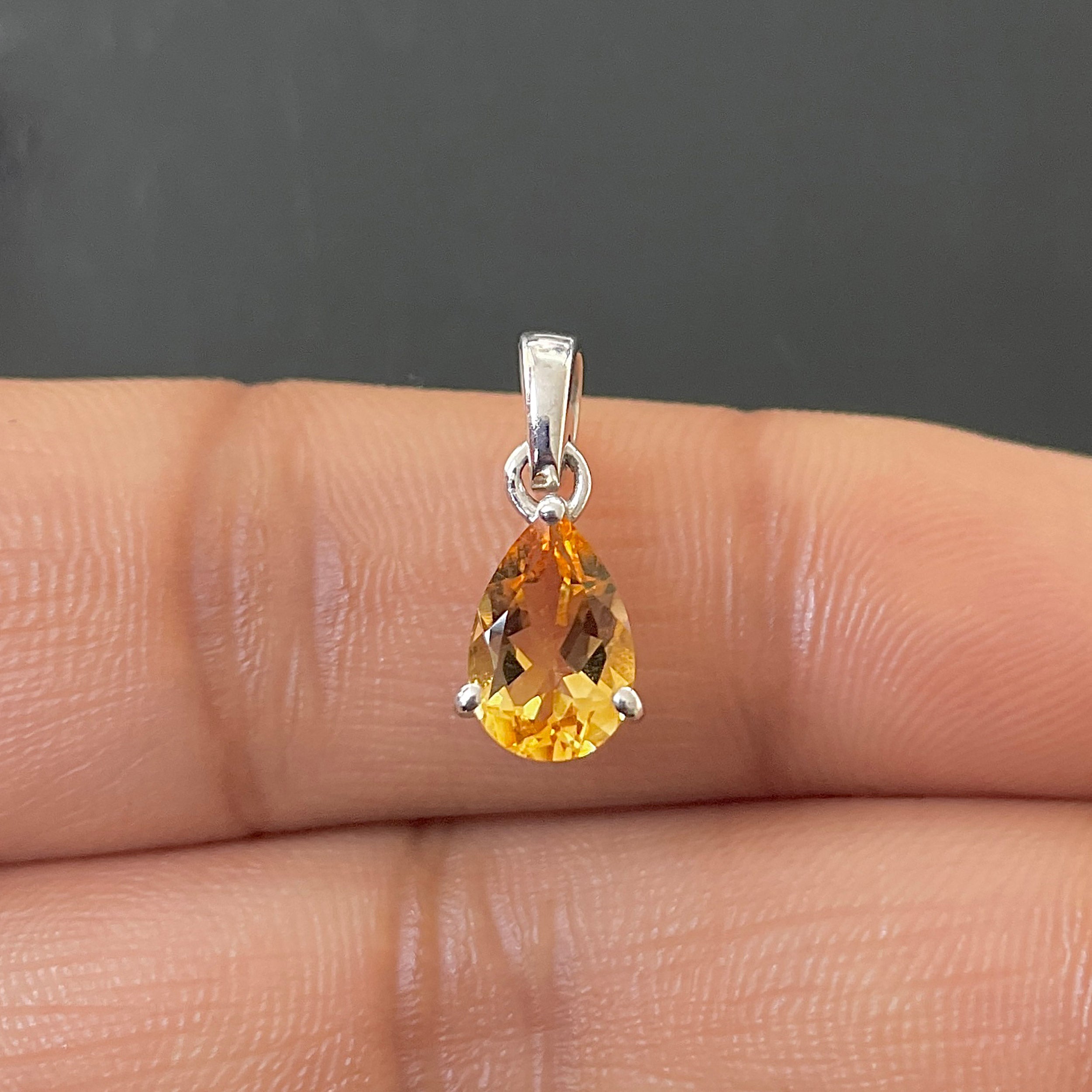 Citrine Pendant-(CIT-SP-917.)