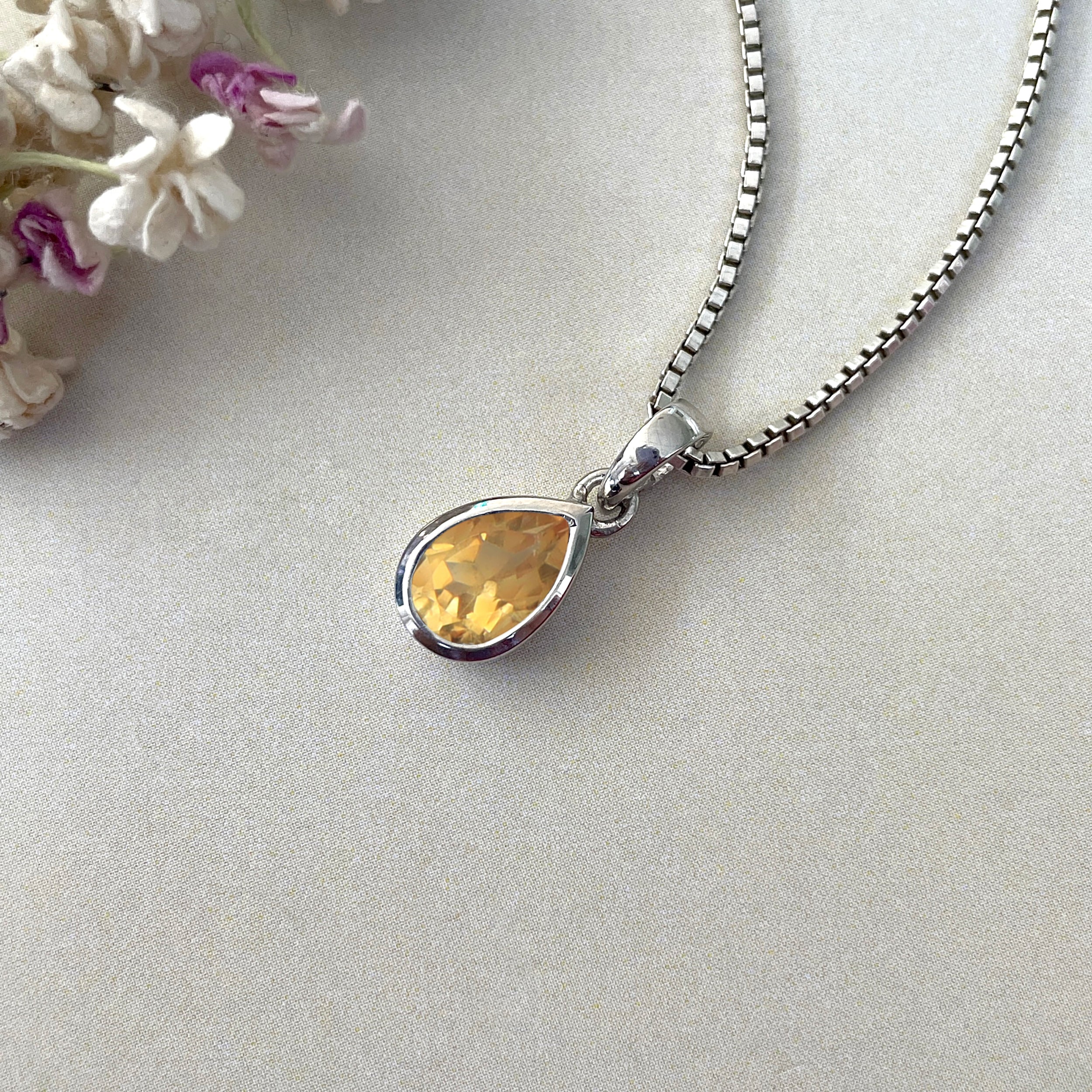 Citrine Pendant-(CIT-SP-956.)