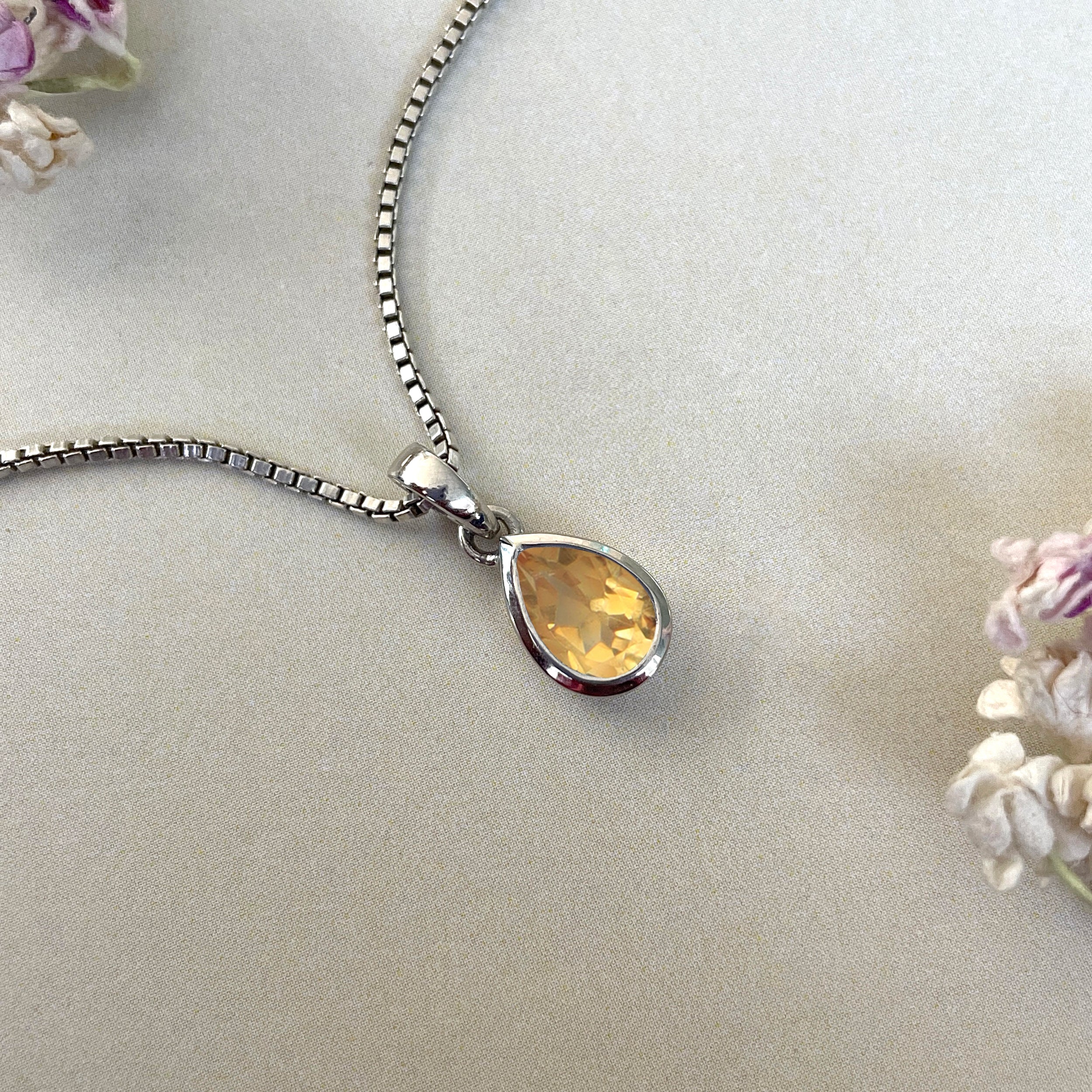 Citrine Pendant-(CIT-SP-956.)