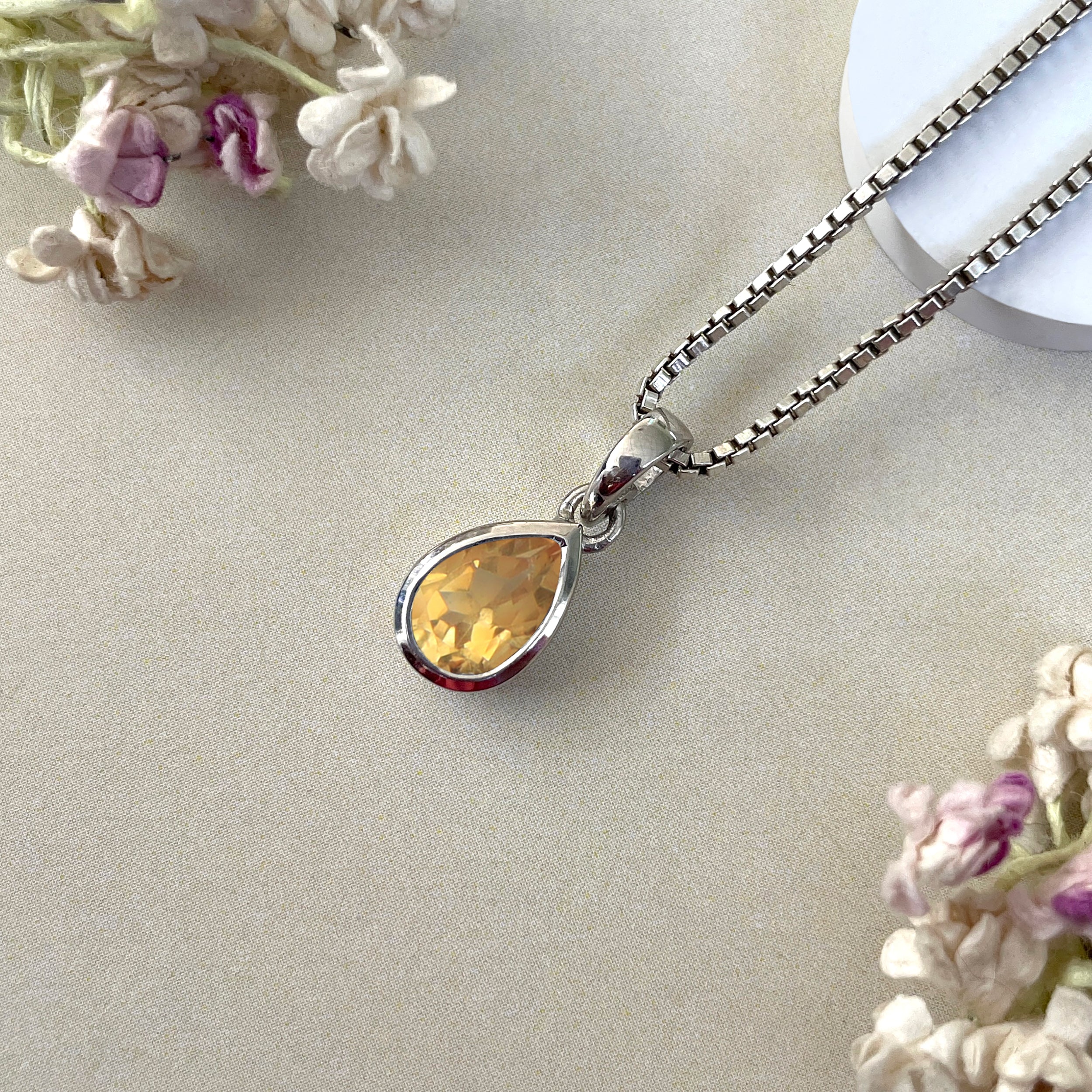 Citrine Pendant-(CIT-SP-956.)