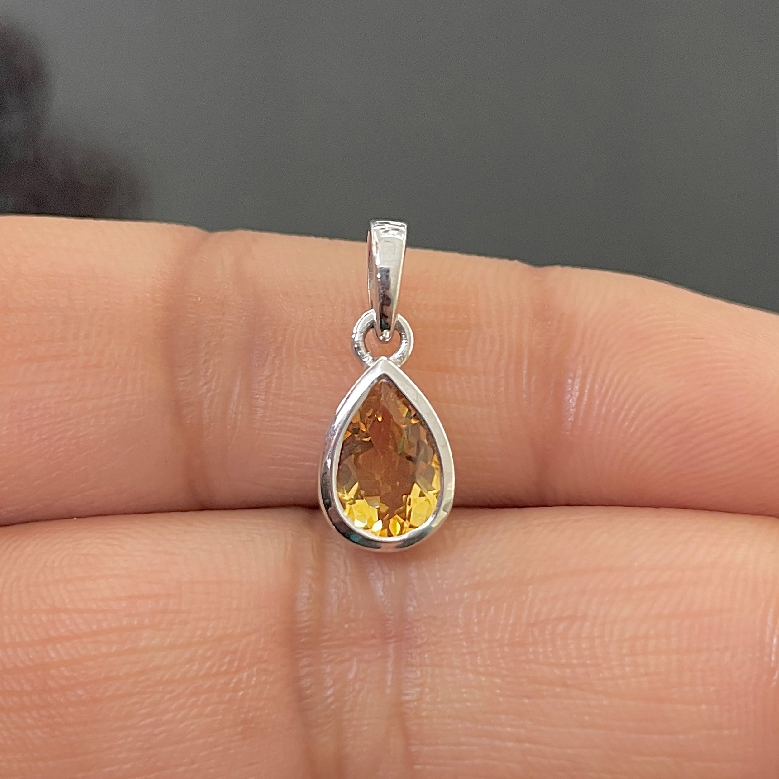 Citrine Pendant-(CIT-SP-956.)