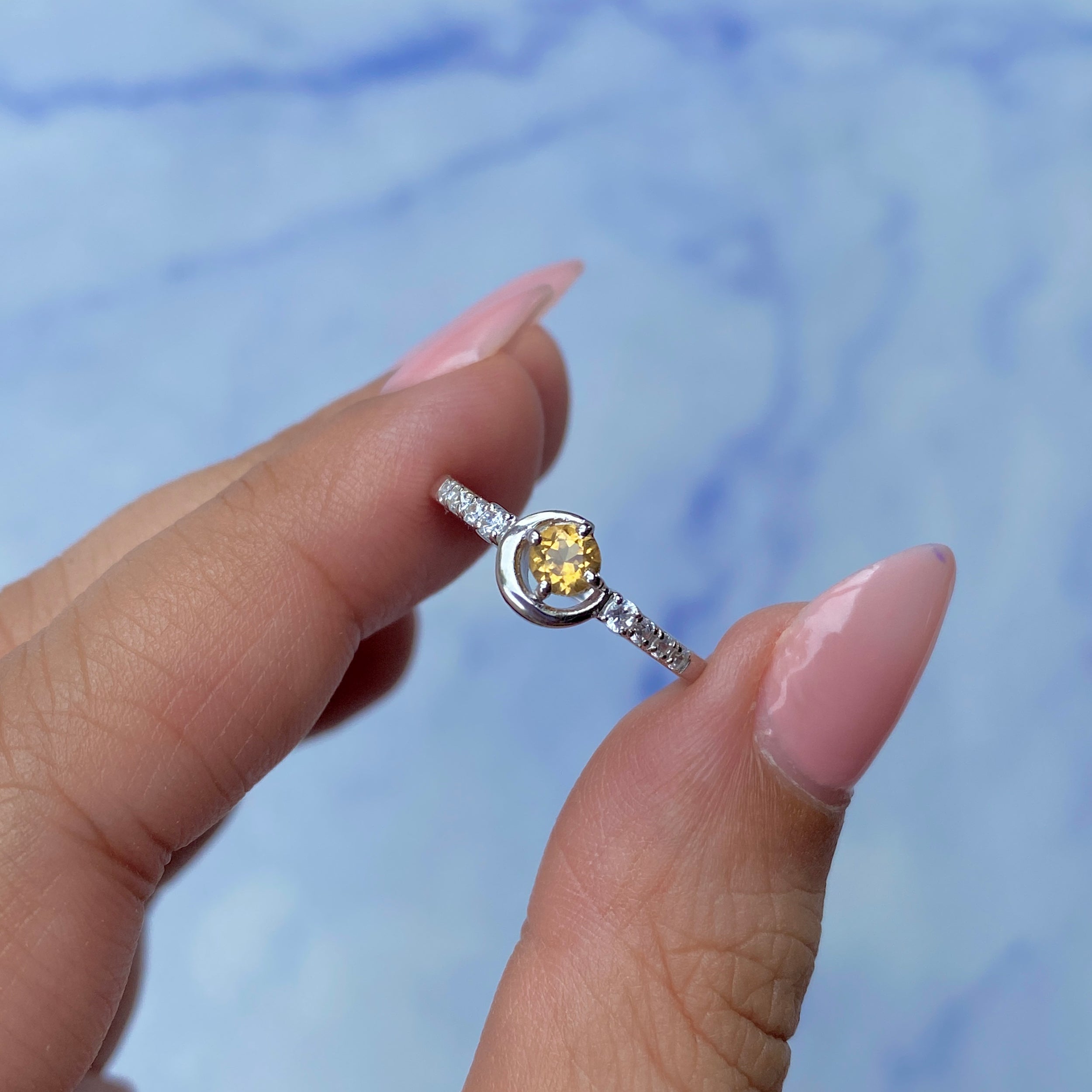 Citrine Ring-(CIT-SR-2292.)