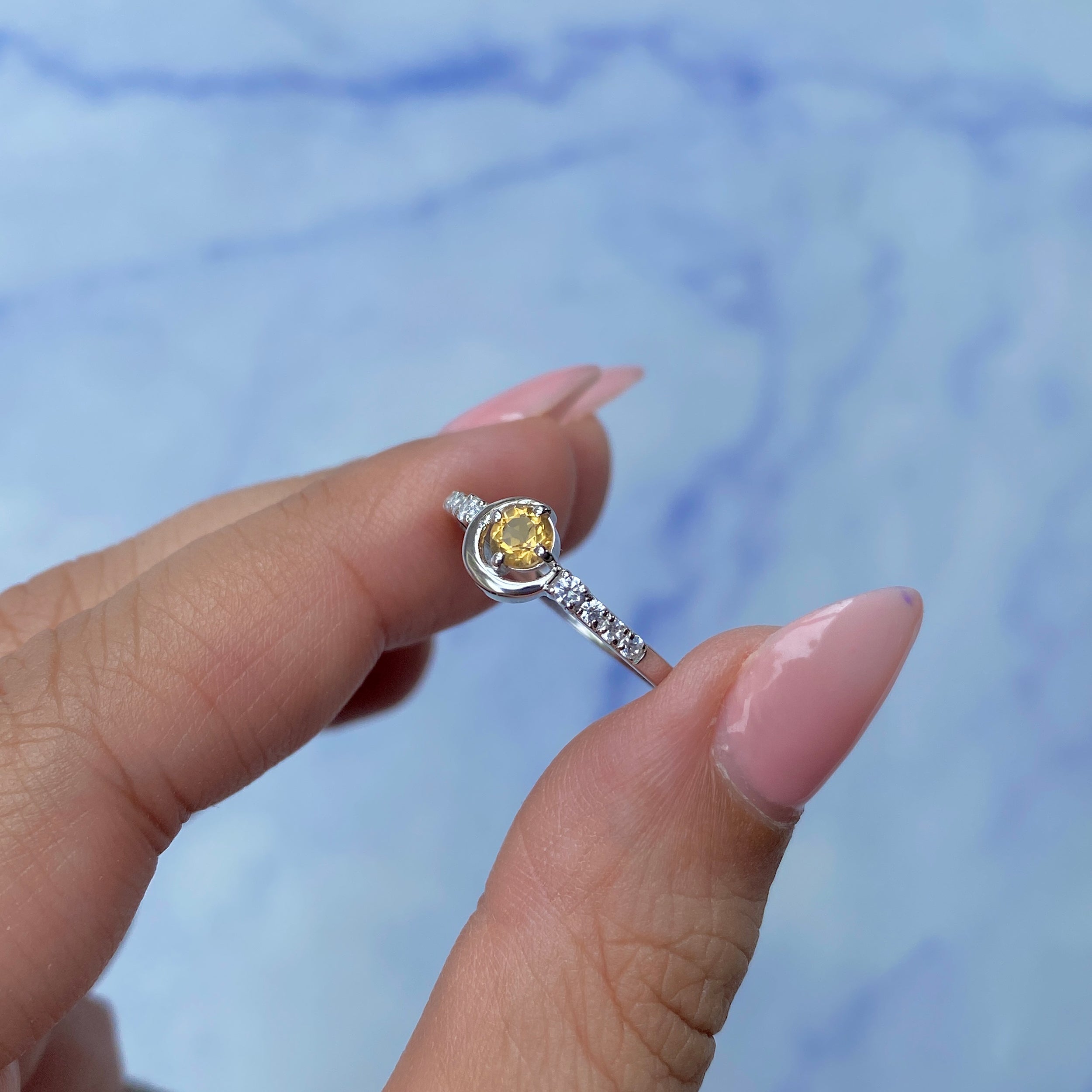 Citrine Ring-(CIT-SR-2292.)