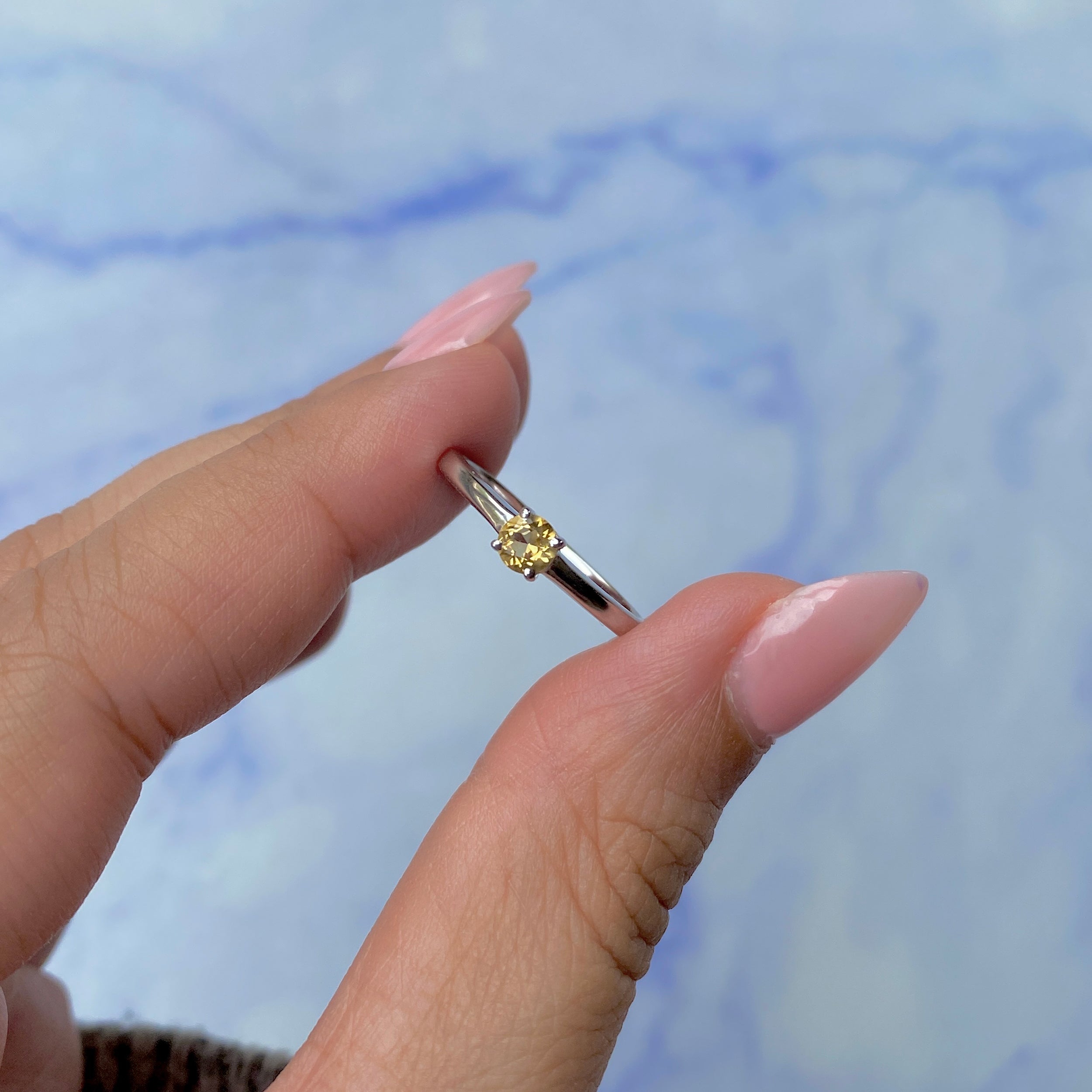 Citrine Ring-(CIT-SR-235.)