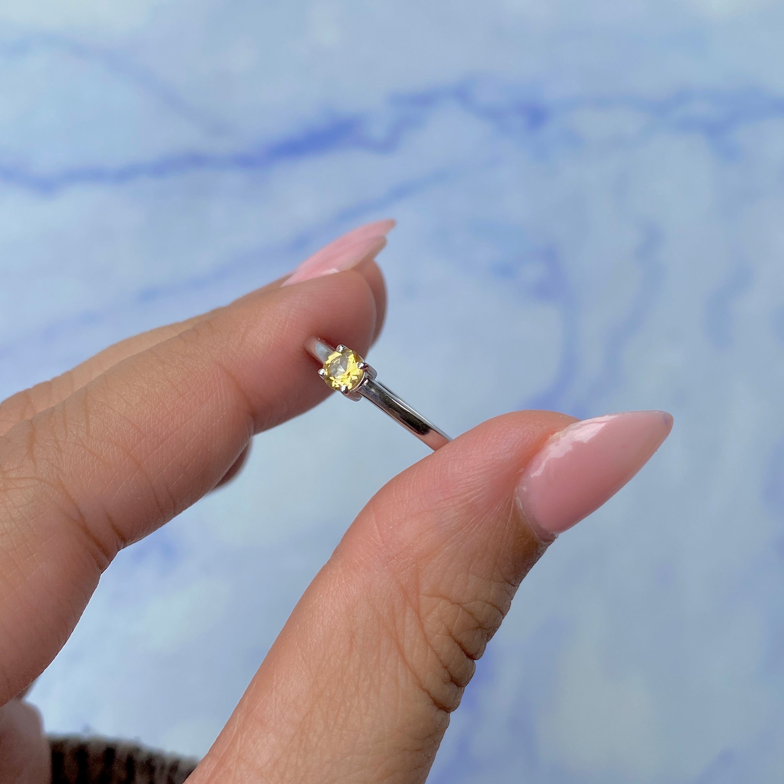 Citrine Ring-(CIT-SR-235.)