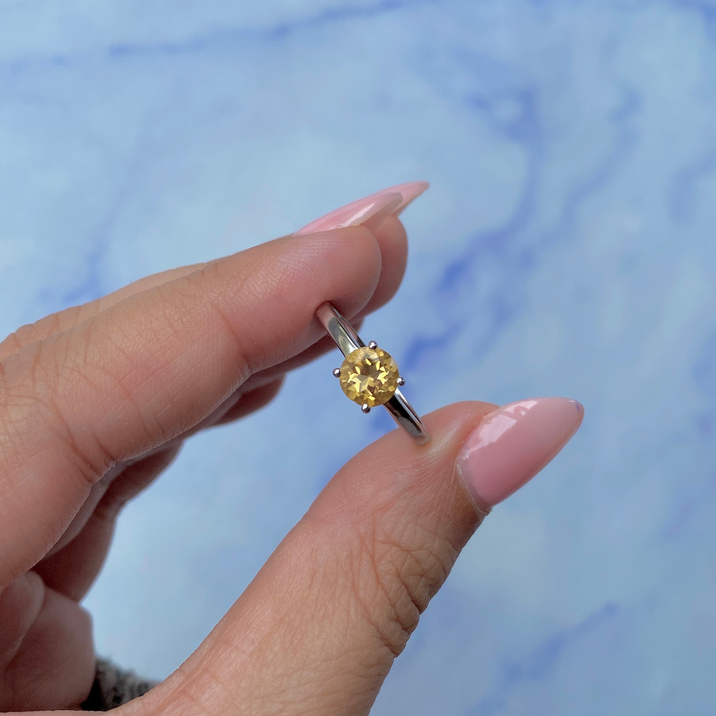 Citrine Ring-(CIT-SR-236.)