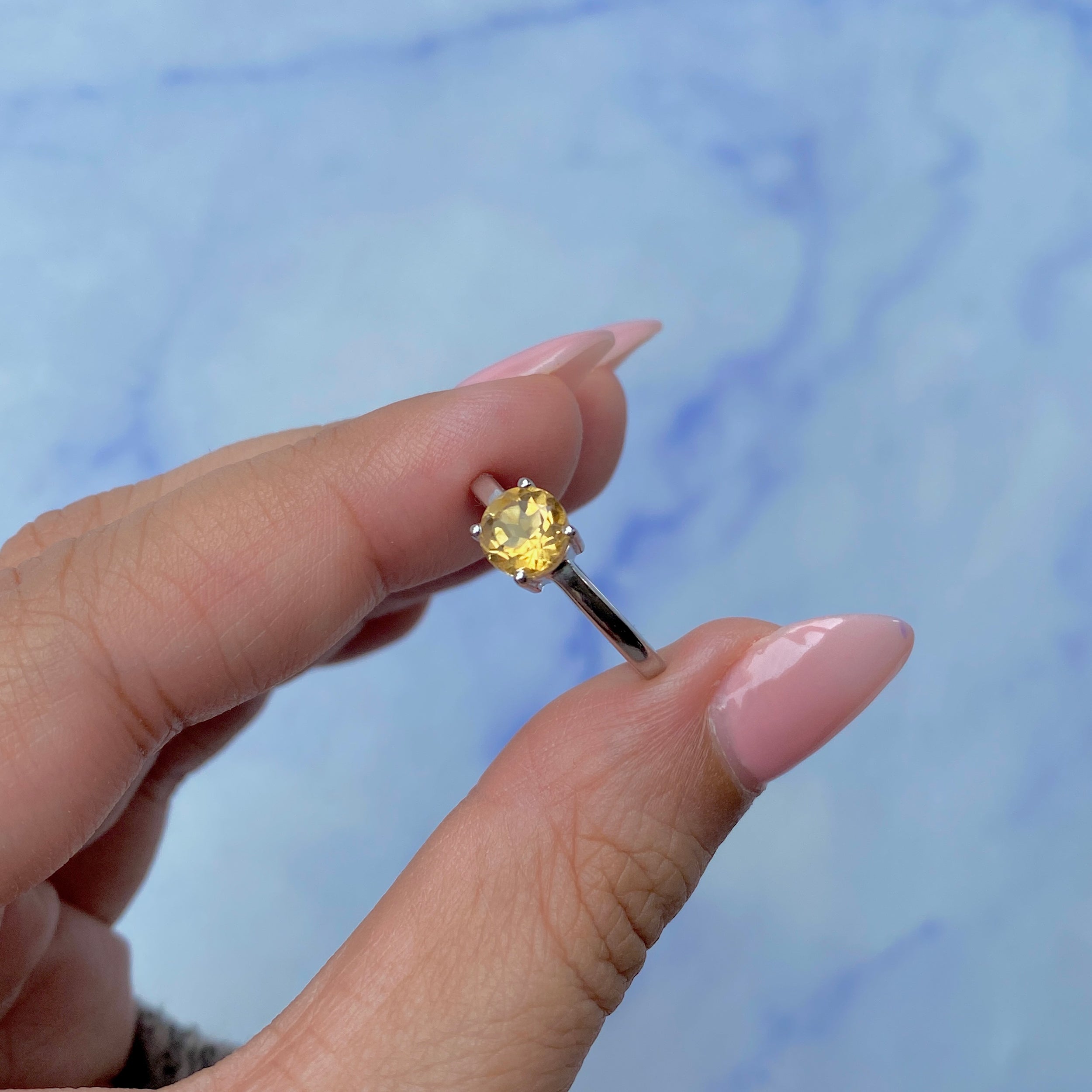 Citrine Ring-(CIT-SR-236.)