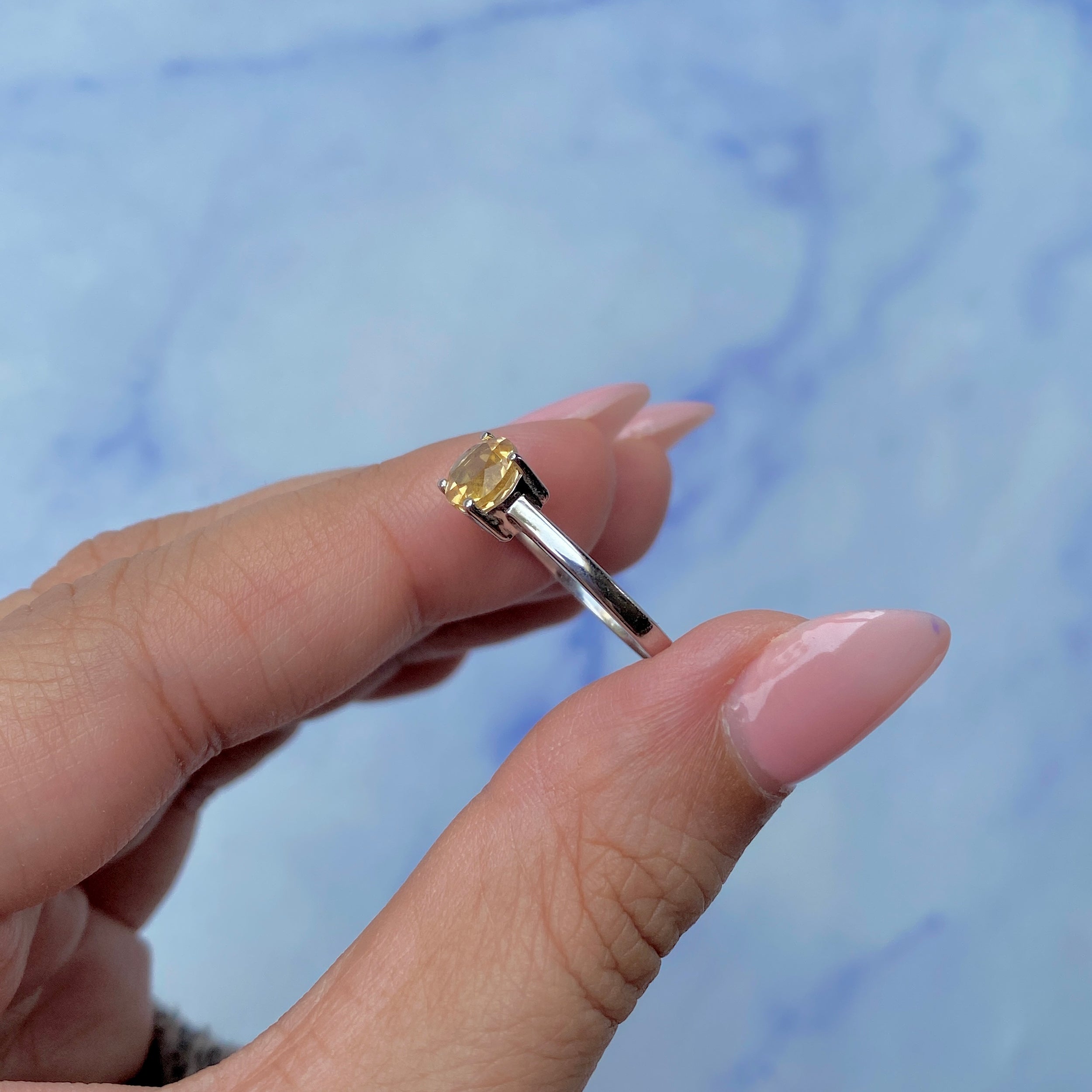 Citrine Ring-(CIT-SR-236.)