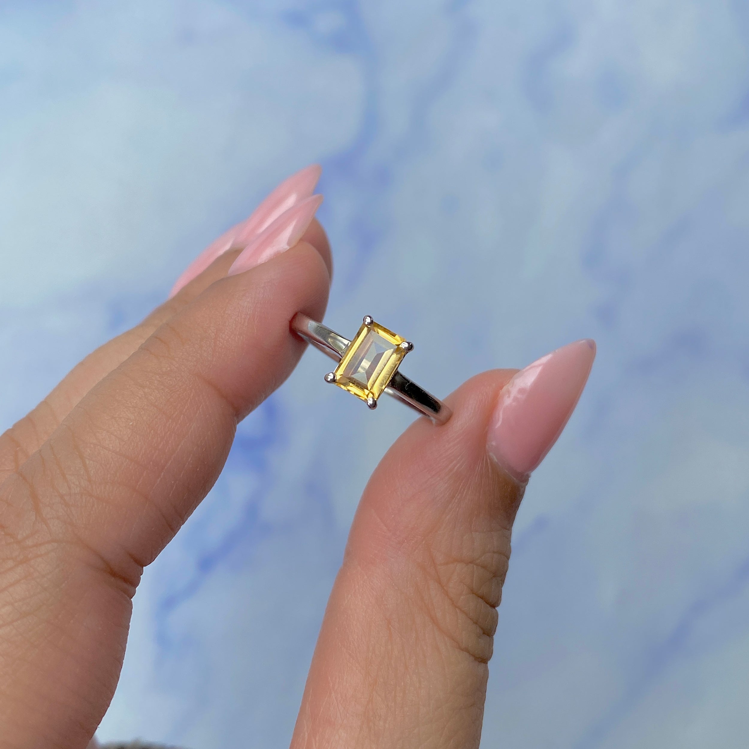 Citrine Ring-(CIT-SR-241.)