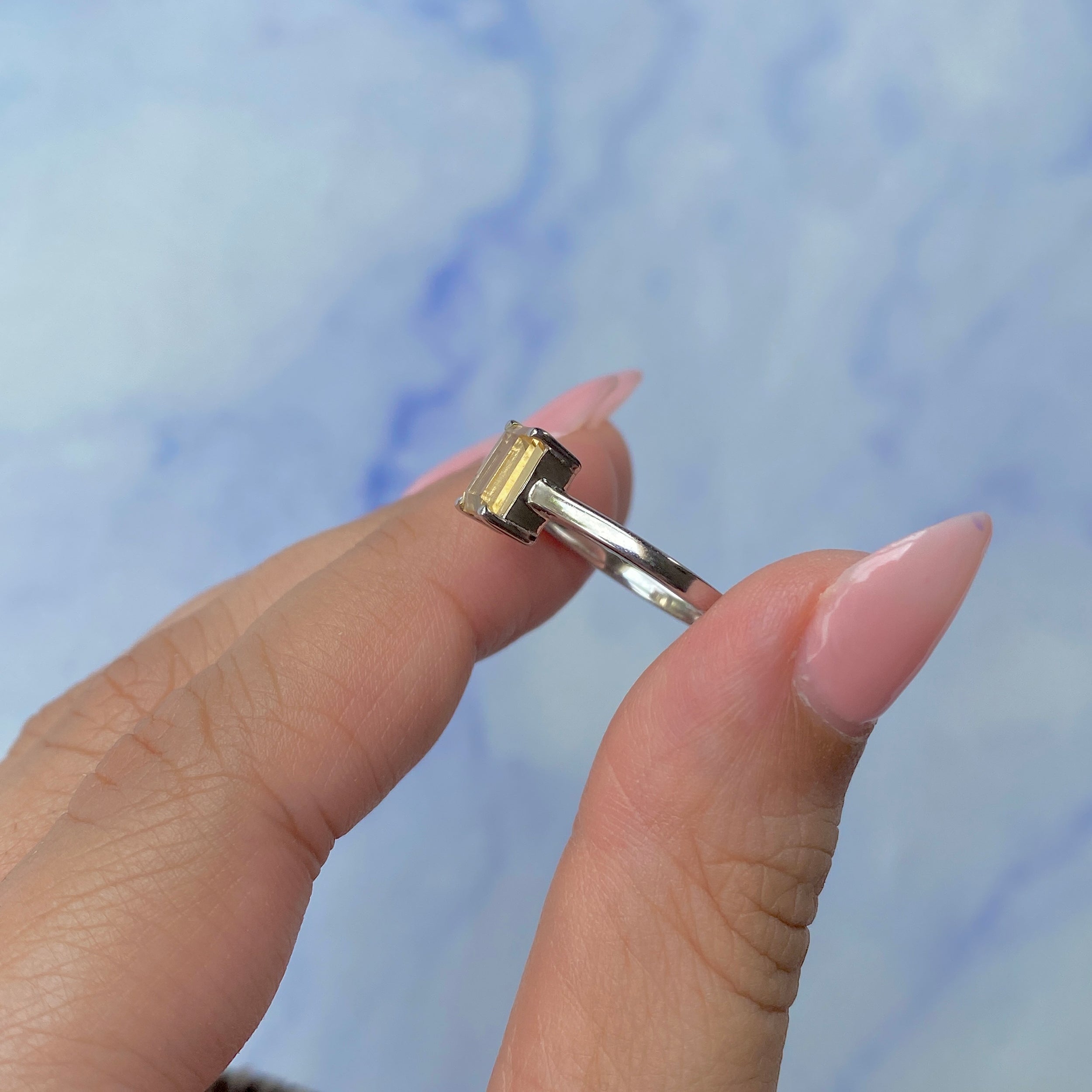 Citrine Ring-(CIT-SR-241.)