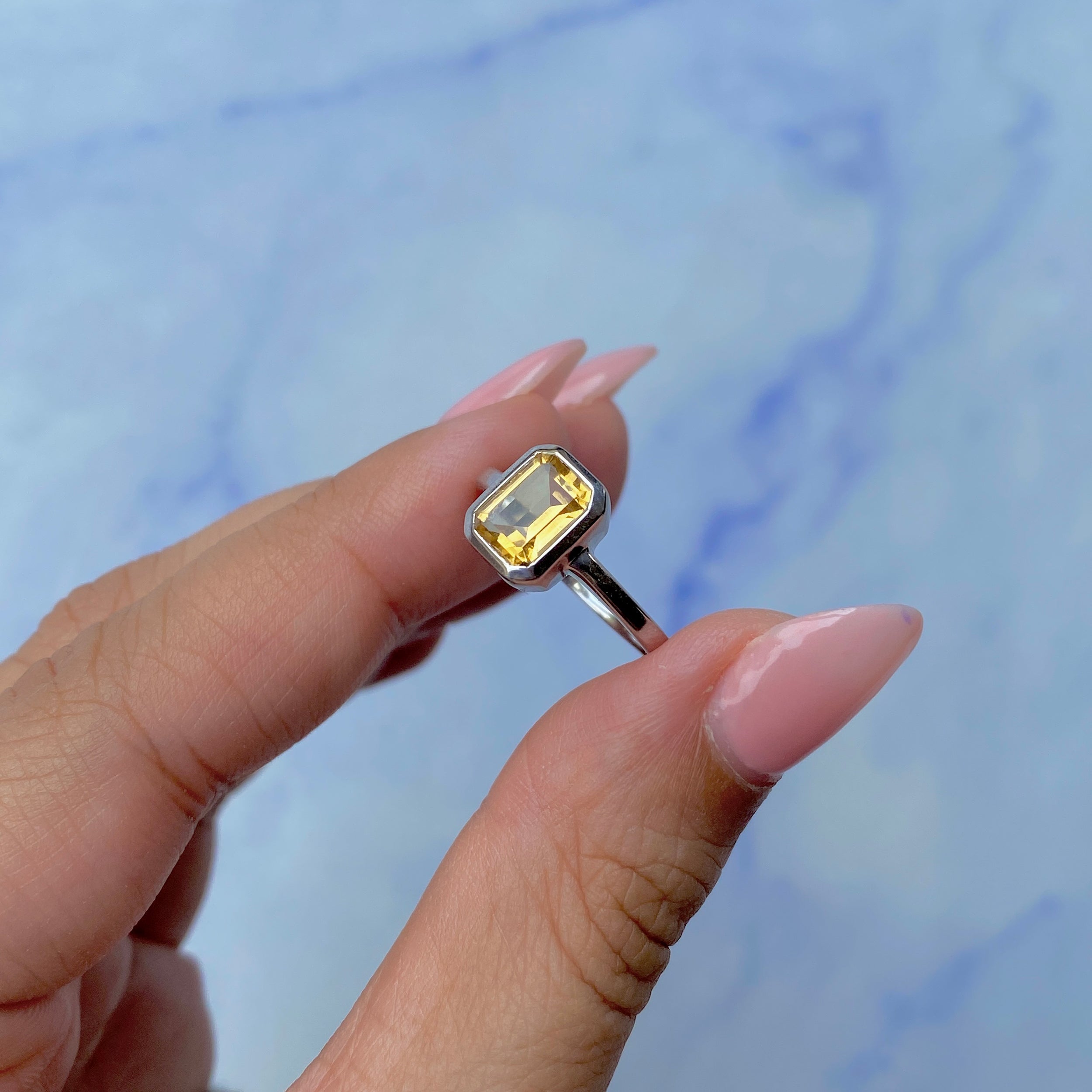 Citrine Ring-(CIT-SR-246.)