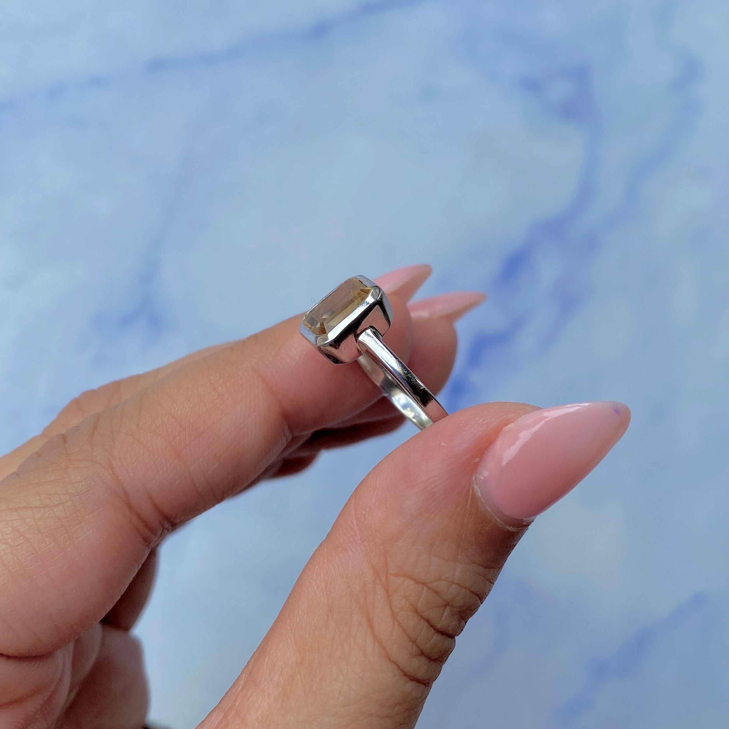 Citrine Ring-(CIT-SR-246.)