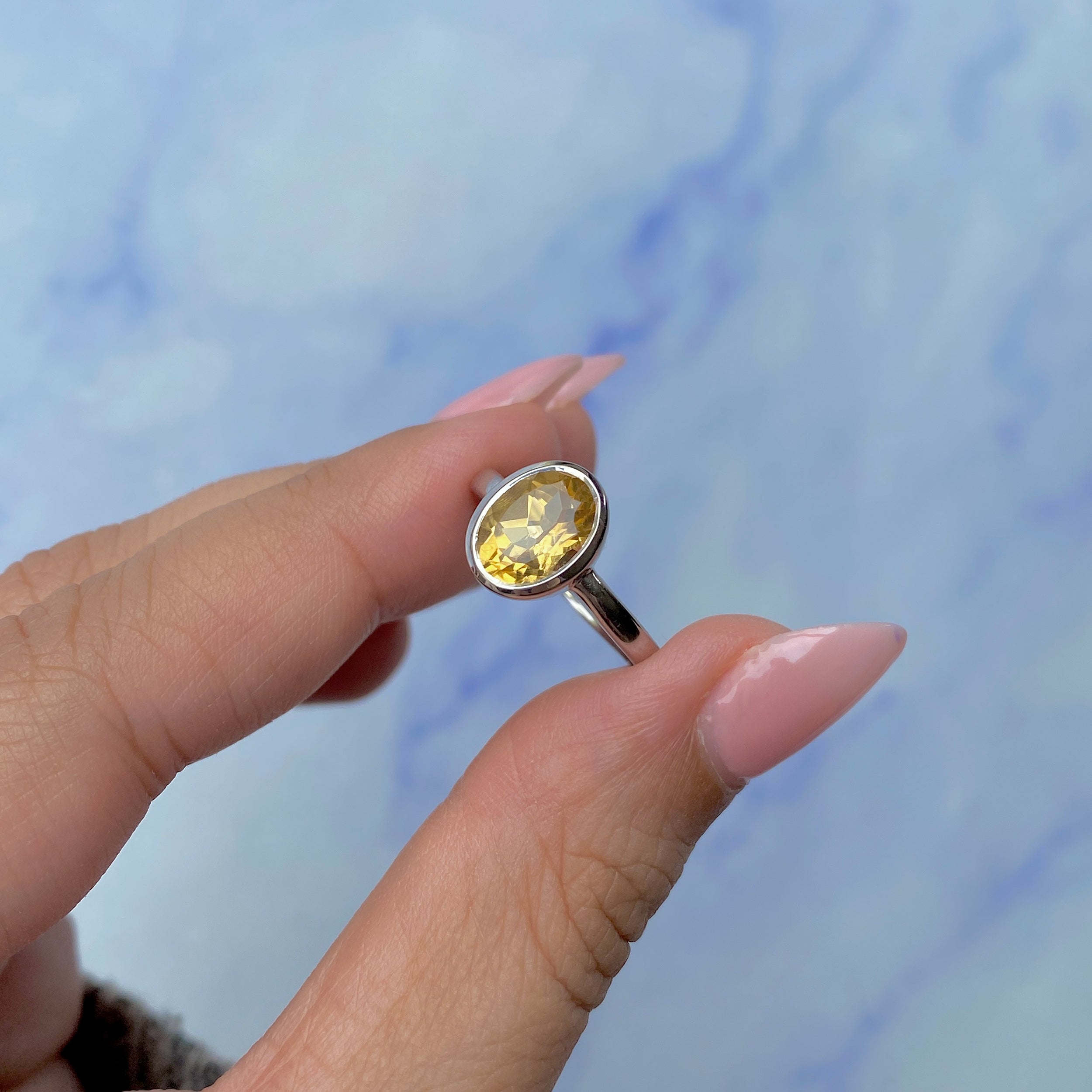 Citrine Ring-(CIT-SR-251.)