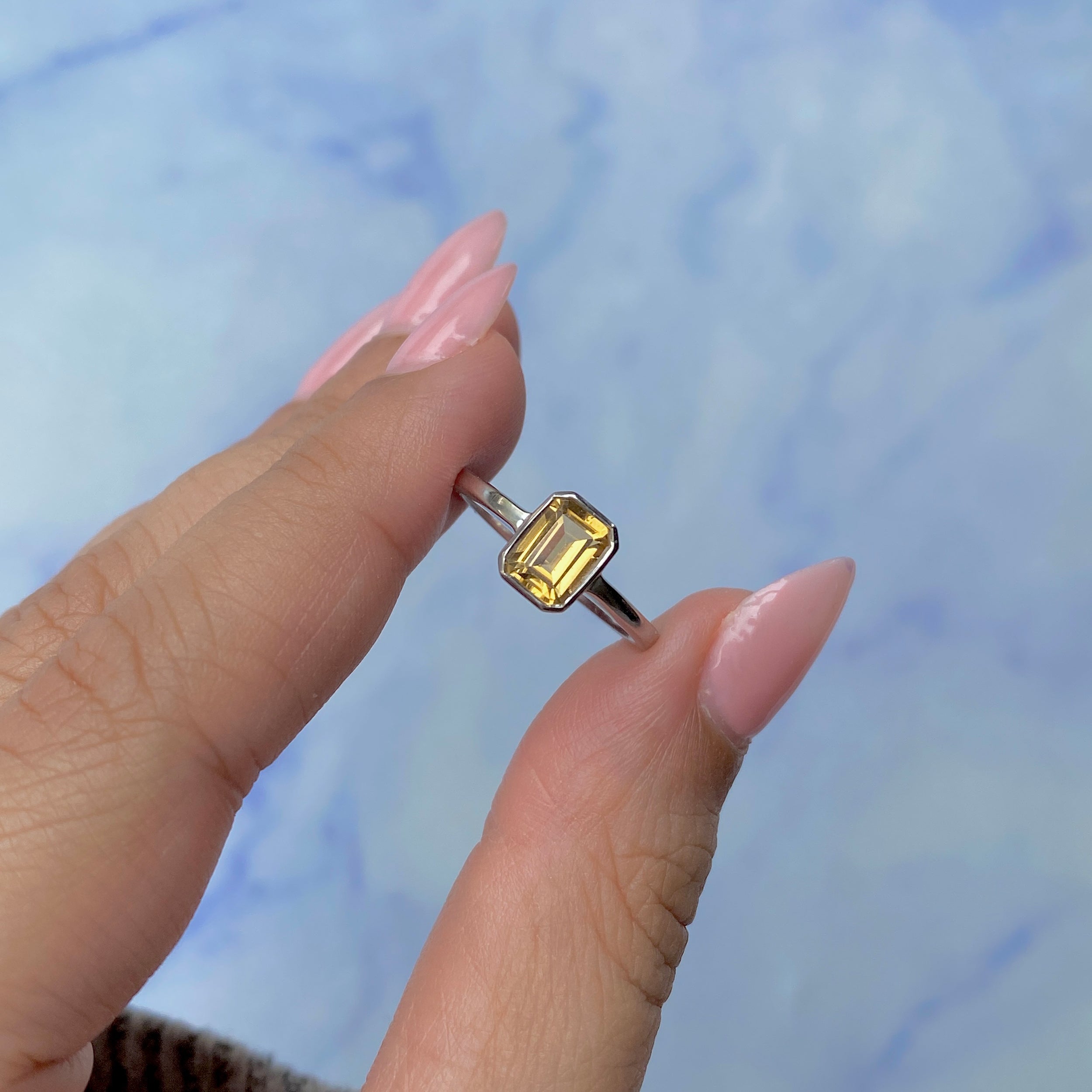 Citrine Ring-(CIT-SR-2765.)