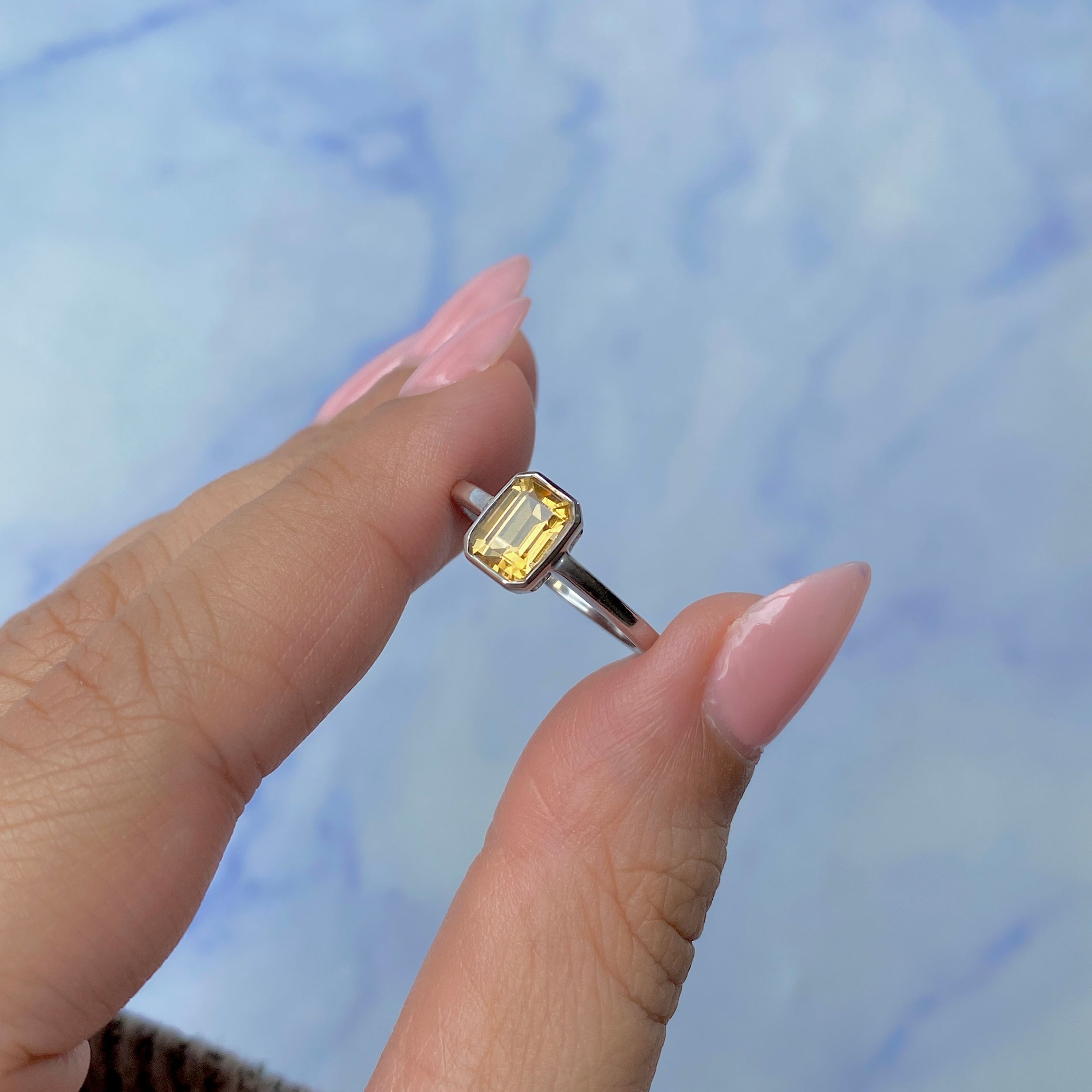 Citrine Ring-(CIT-SR-2765.)